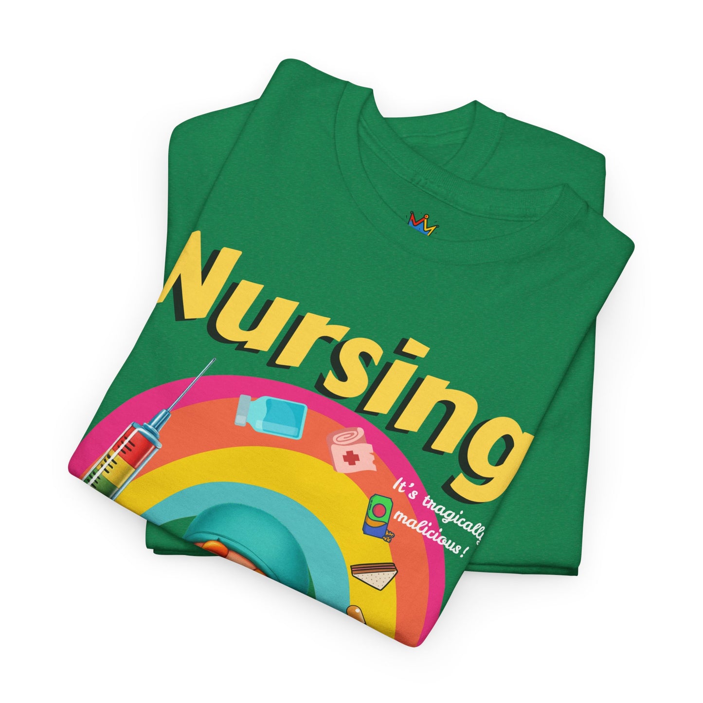 Nursing, it’s tragically malicious breakfast cereal tee Unisex Heavy Cotton Tee
