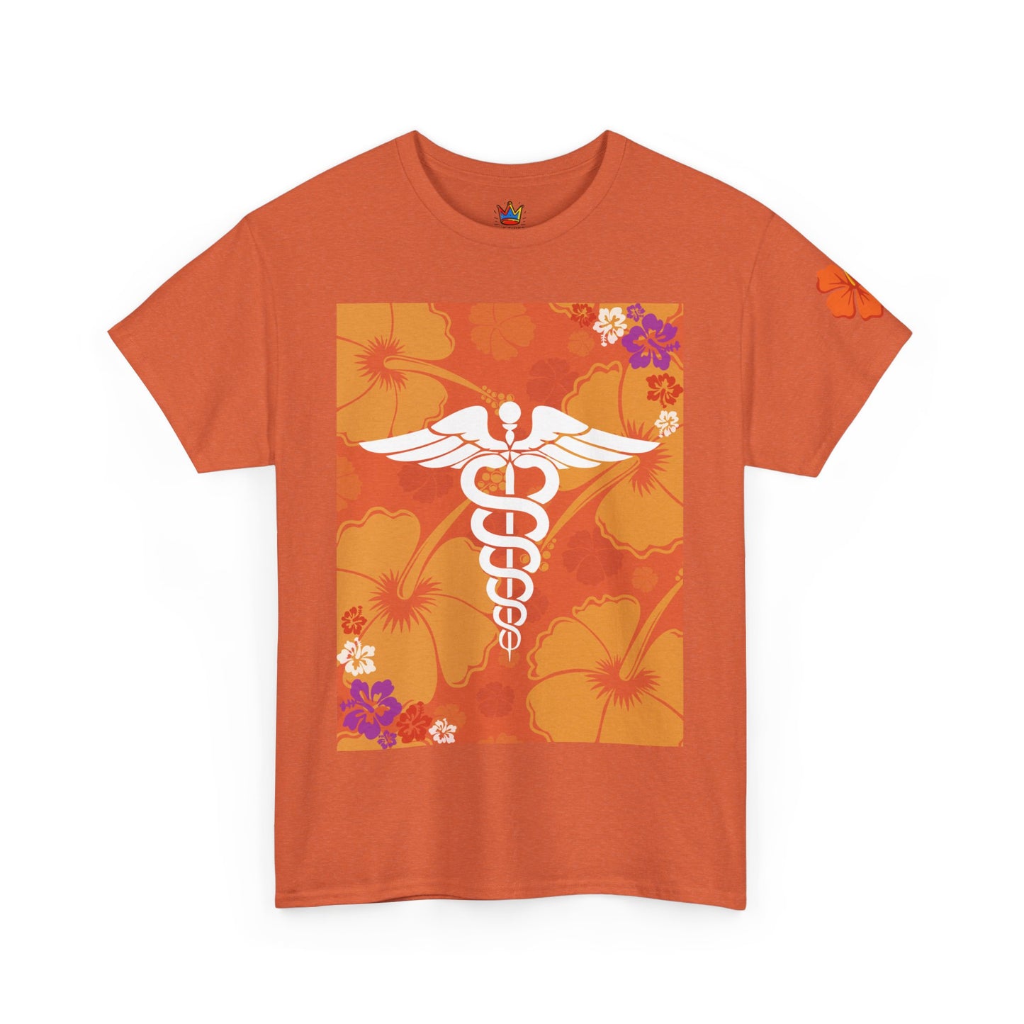 Hawaiian healthcare worker t shirt summer gift for healthcare heroes Unisex Heavy Cotton Tee