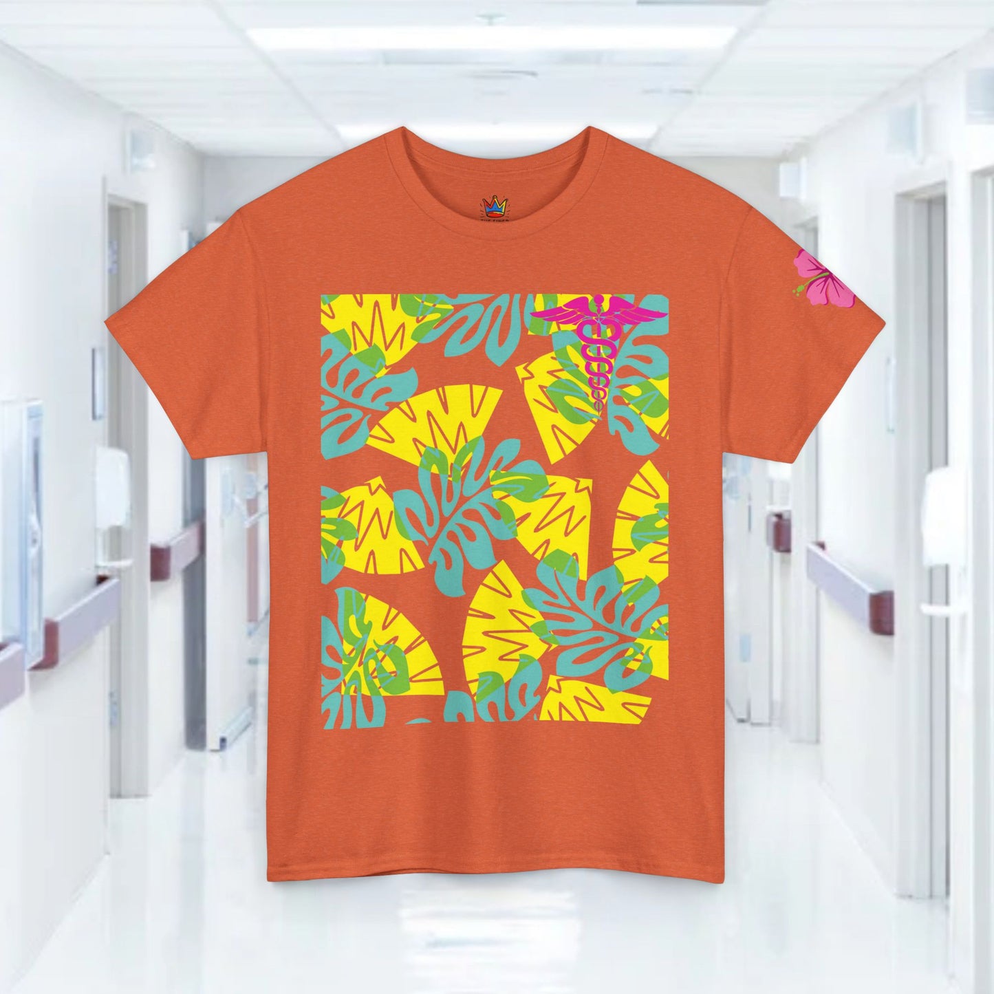 Summertime in the ER Hawaiian themed ED t shirt gift for nurses week floral ER shirt tropical themed er healthcare worker t shirt