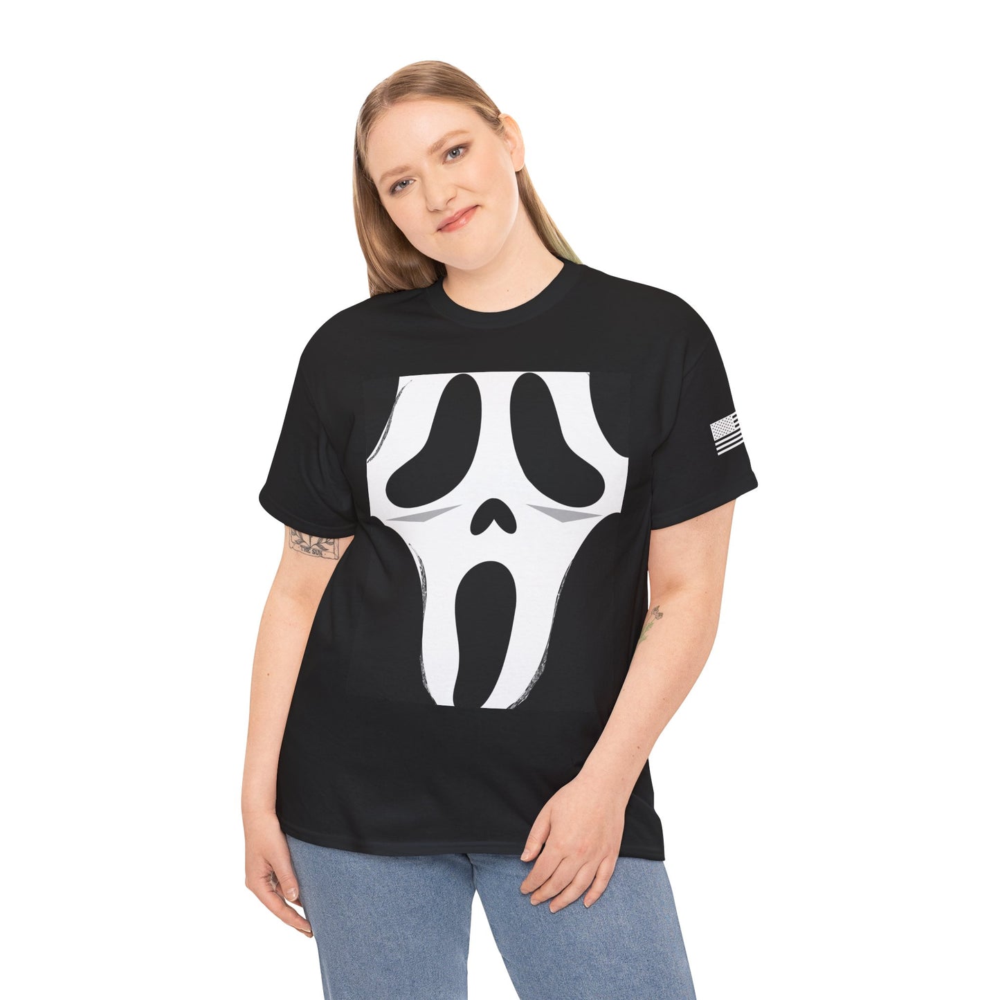 Emergency department ghostface themed ER halloween Unisex Heavy Cotton Tee