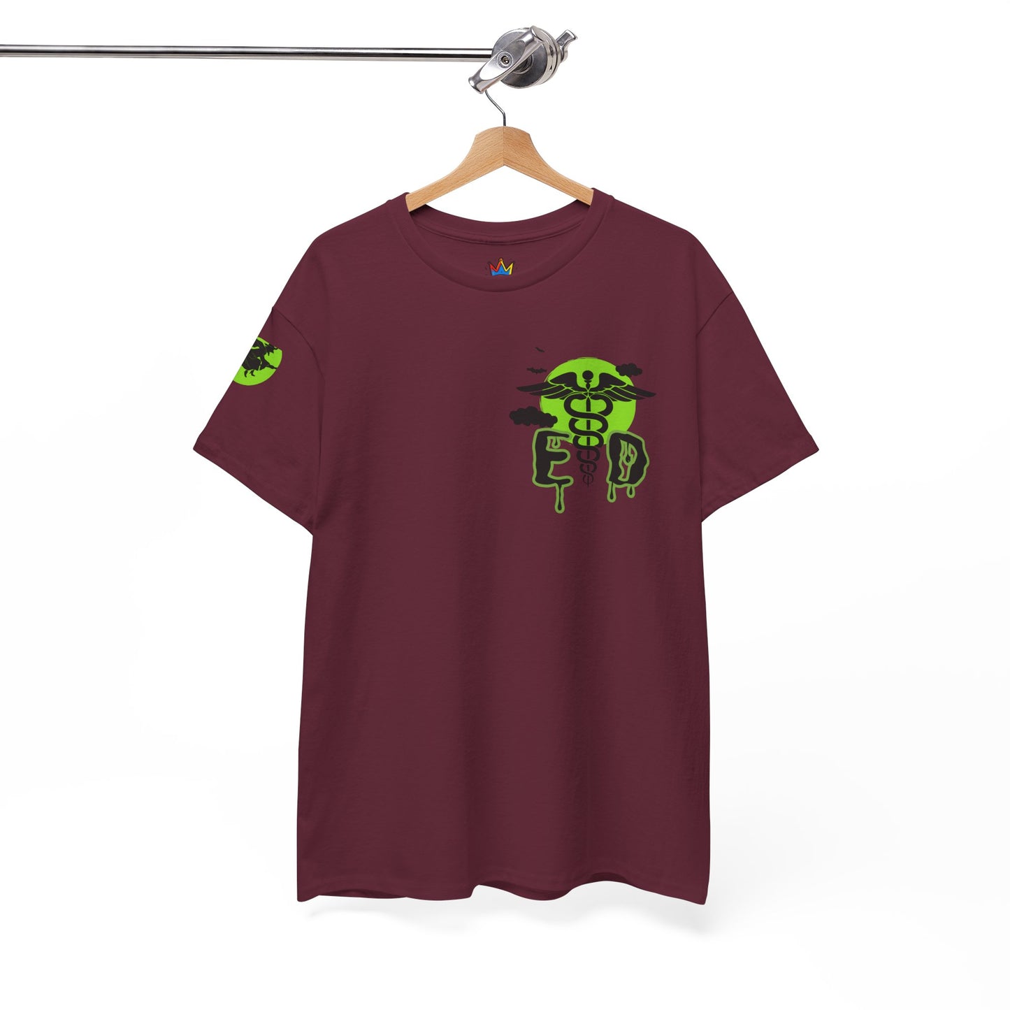 Witches Boiling Cauldron Halloween themed emergency department Unisex Heavy Cotton Tee