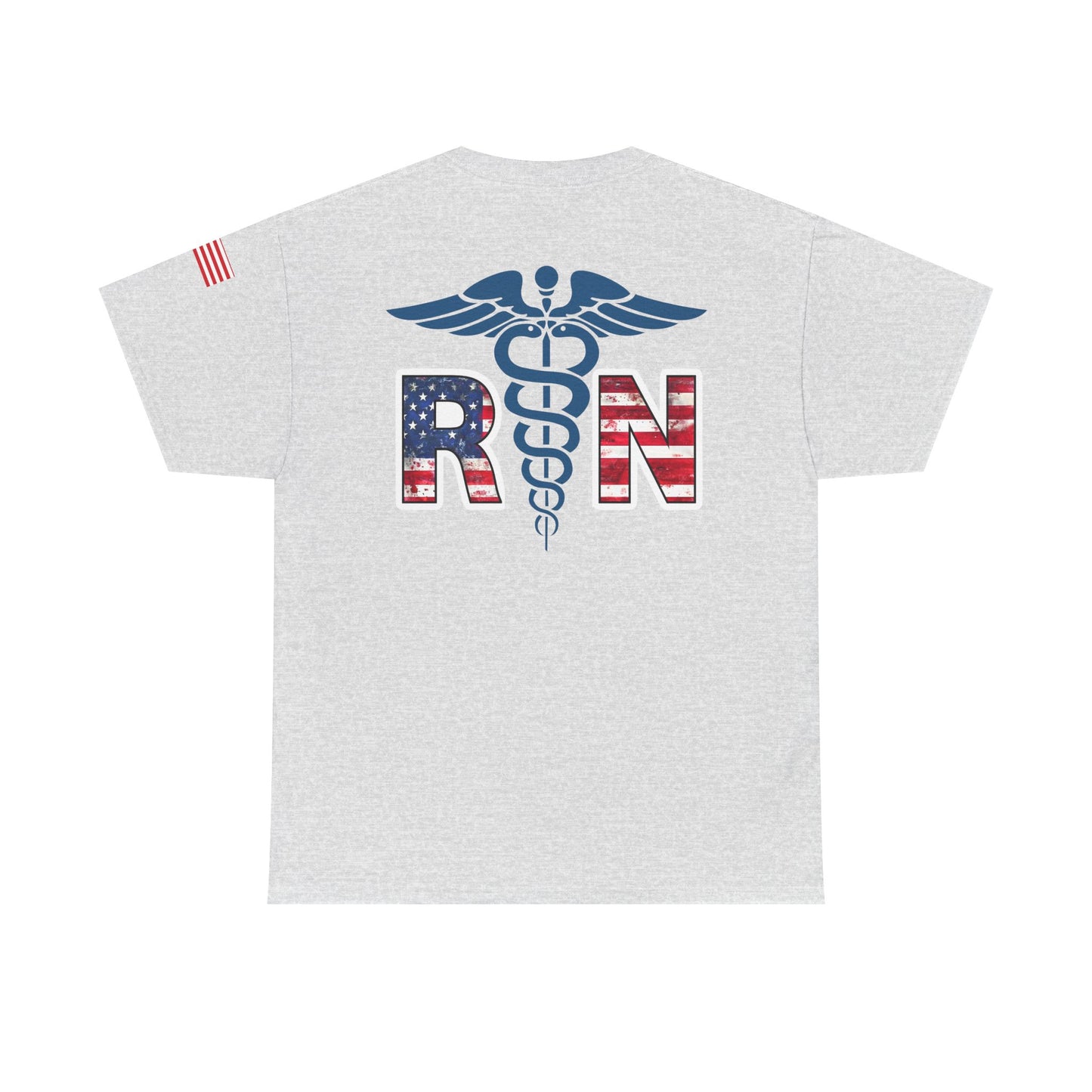 Patriotic nursing gift t shirt Unisex Heavy Cotton Tee