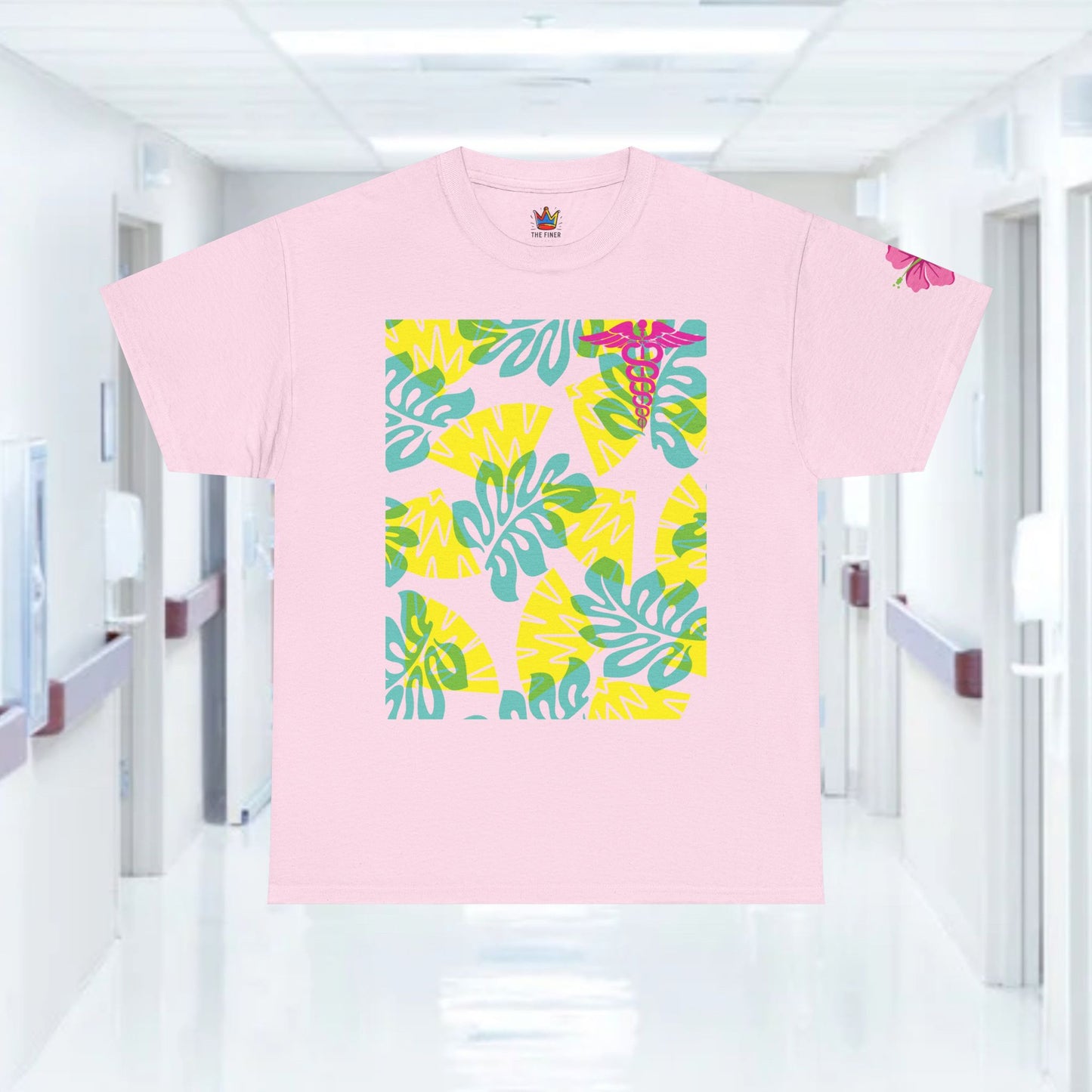 Summertime in the ER Hawaiian themed ED t shirt gift for nurses week floral ER shirt tropical themed er healthcare worker t shirt