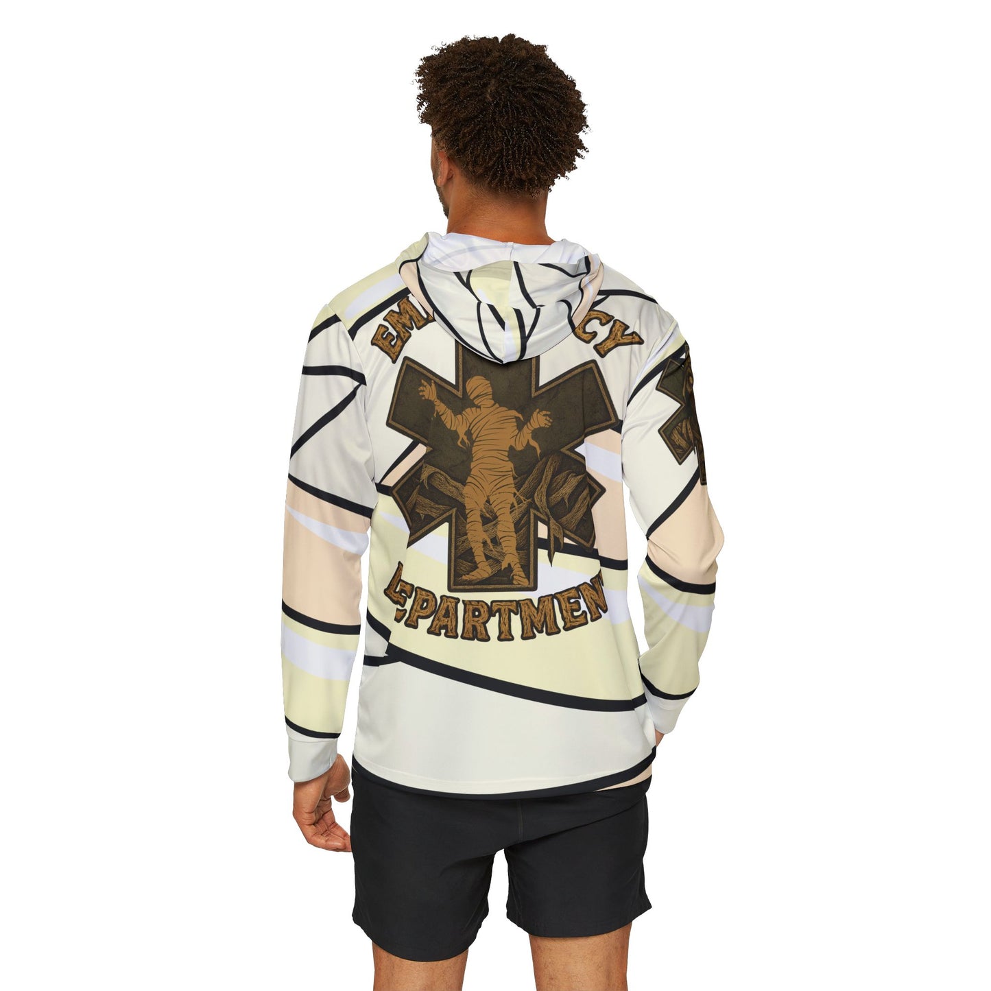 Halloween in the ER Mummy themed Sports Warmup Hoodie (AOP)