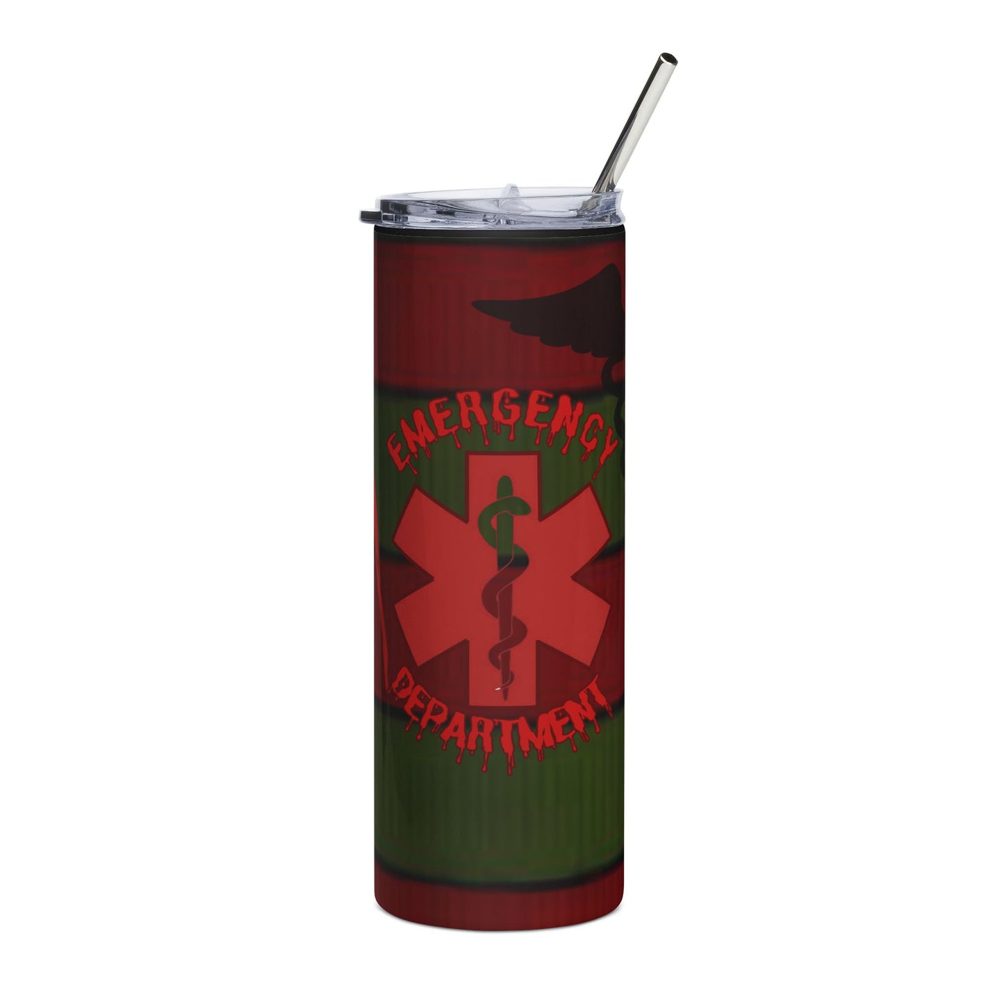 Nightmare in the Emergency Department Halloween scary Freddy Stainless Steel Tumbler, 20oz