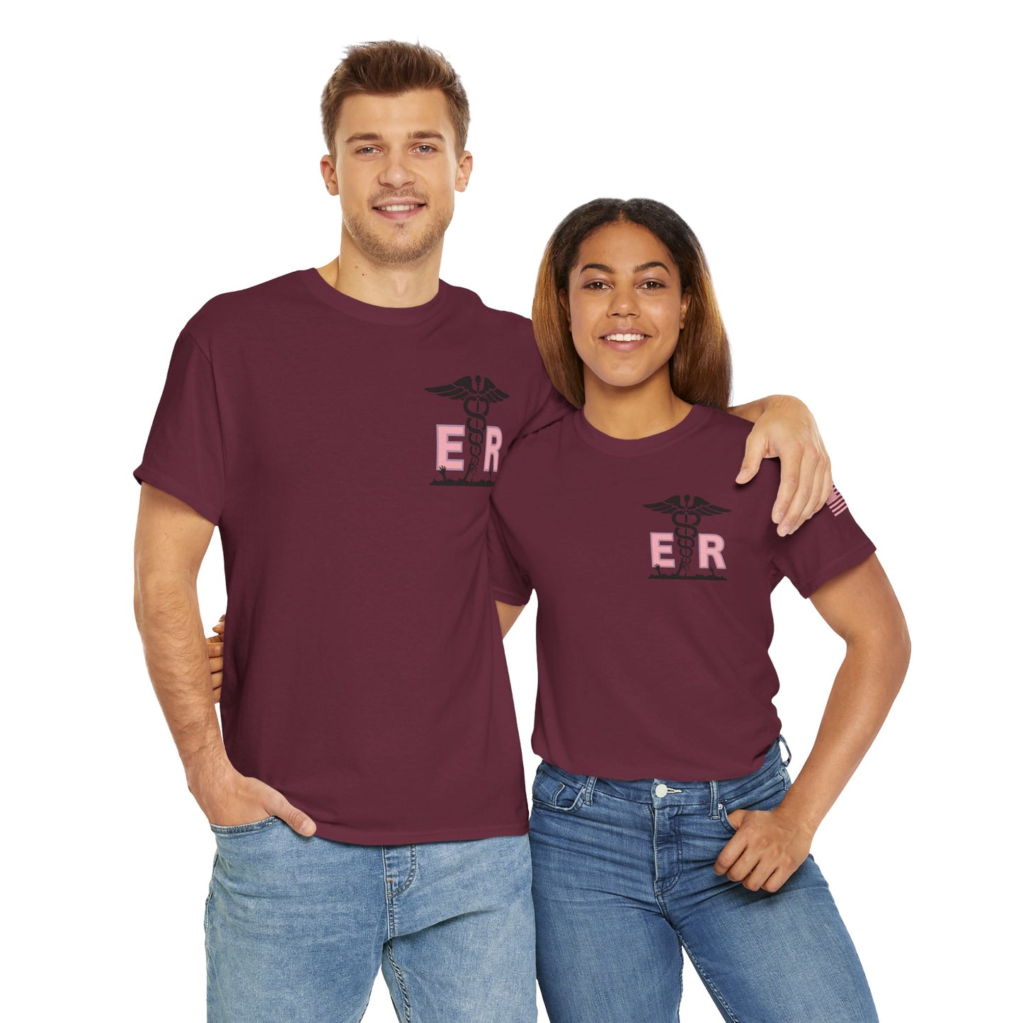 ER Halloween strawberry moon Night of the Living Dead t shirt Unisex Heavy Cotton Tee