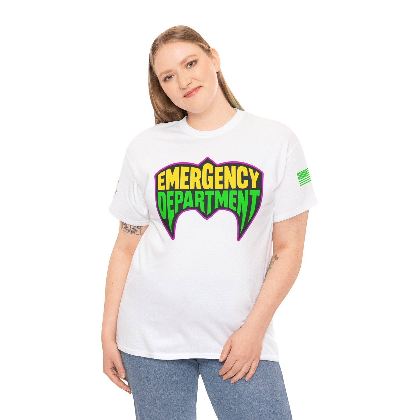 The Ultimate ER tee homage to wrestling legends Unisex Heavy Cotton Tee
