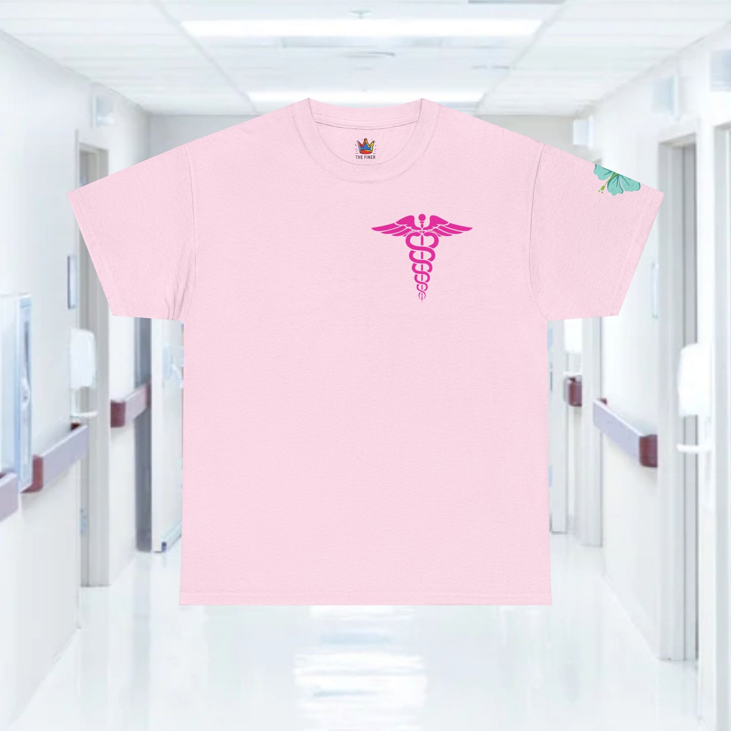 Copy of Summertime RN Hawaiian themed t shirt gift for nurses week floral RN shirt tropical themed RN healthcare worker gift t shirt
