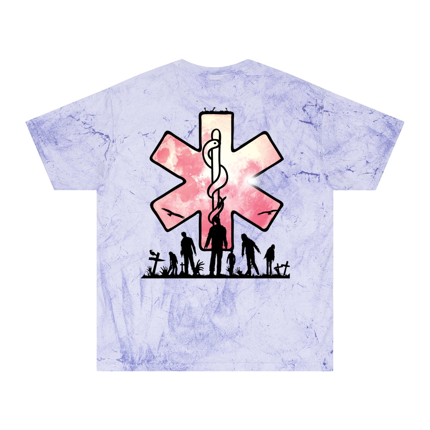 Night of the undead full blood moon zombie horde RN comfort colors Unisex Color Blast T-Shirt