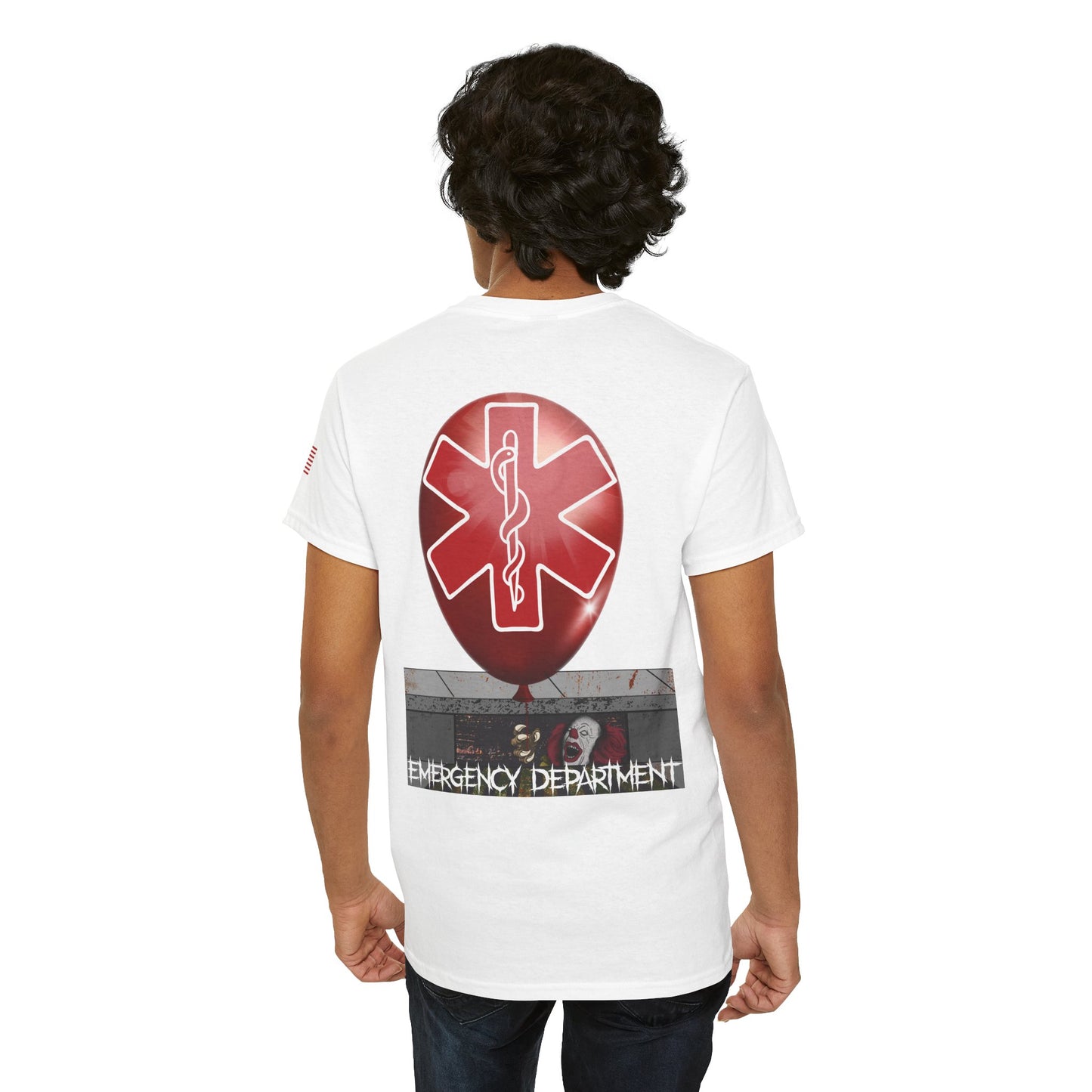 ER halloween clown t shirt Unisex Heavy Cotton Tee