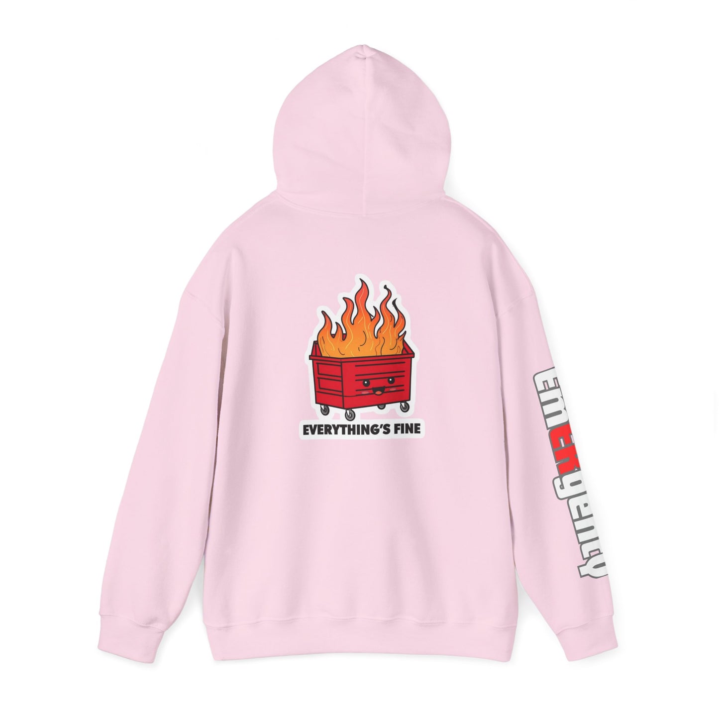 Emergency Department hoodie dumpster fire humor