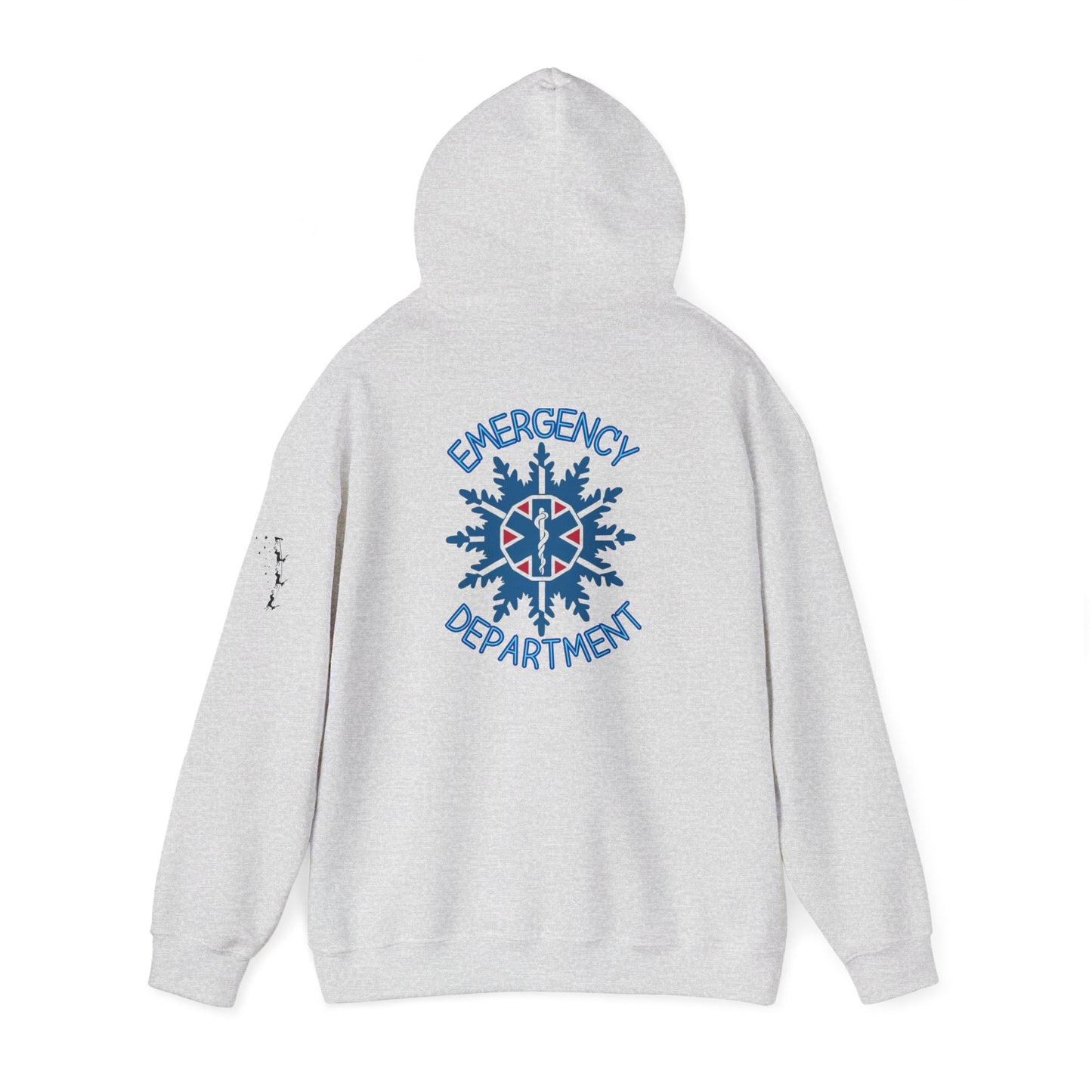 Holiday snowflake emergency department Unisex Heavy Blend™ Hooded Sweatshirt