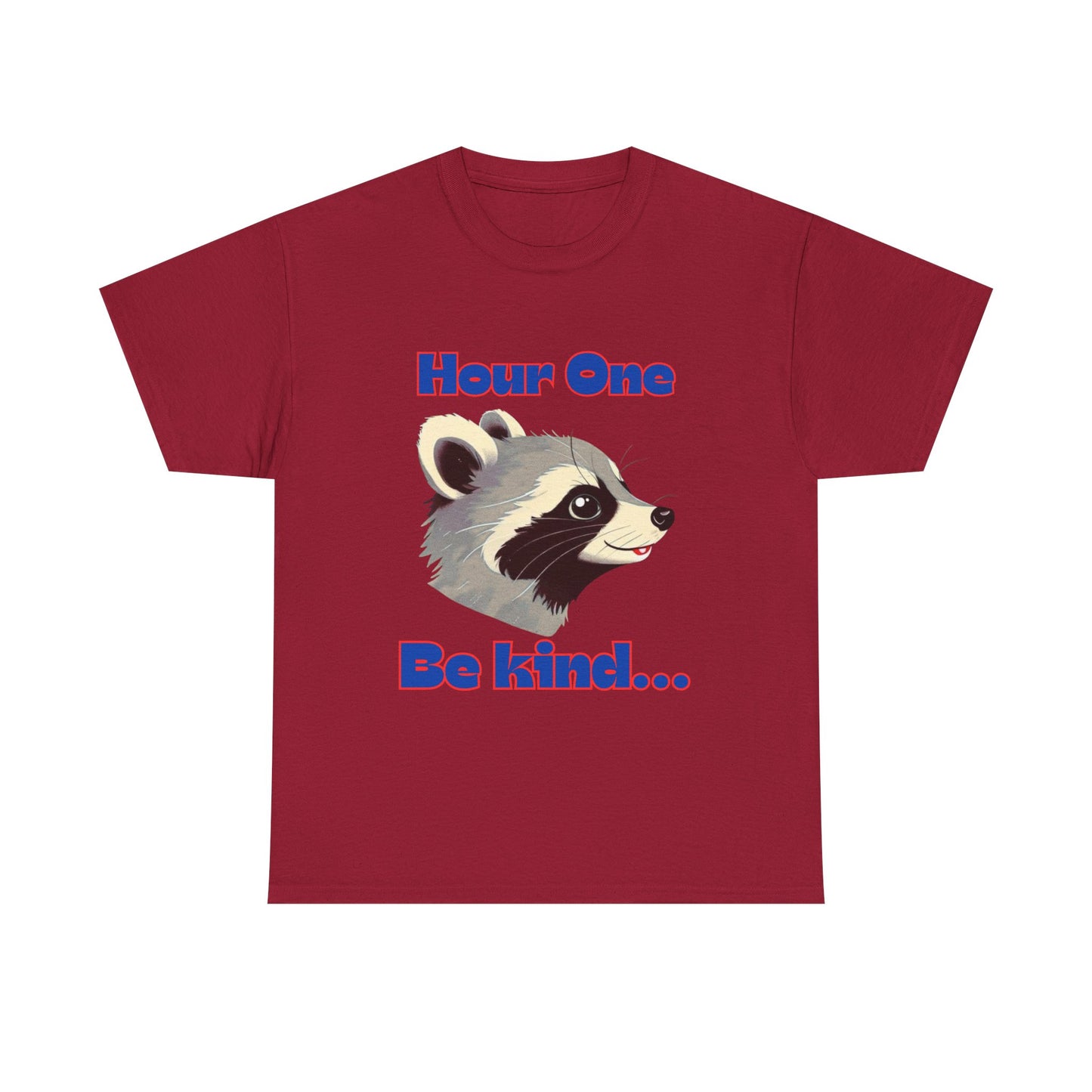 Funny nursing raccoon t shirt Be Kind its a long shift raccoon t-shirt healthcare worker hour one hour twelve before and after tee