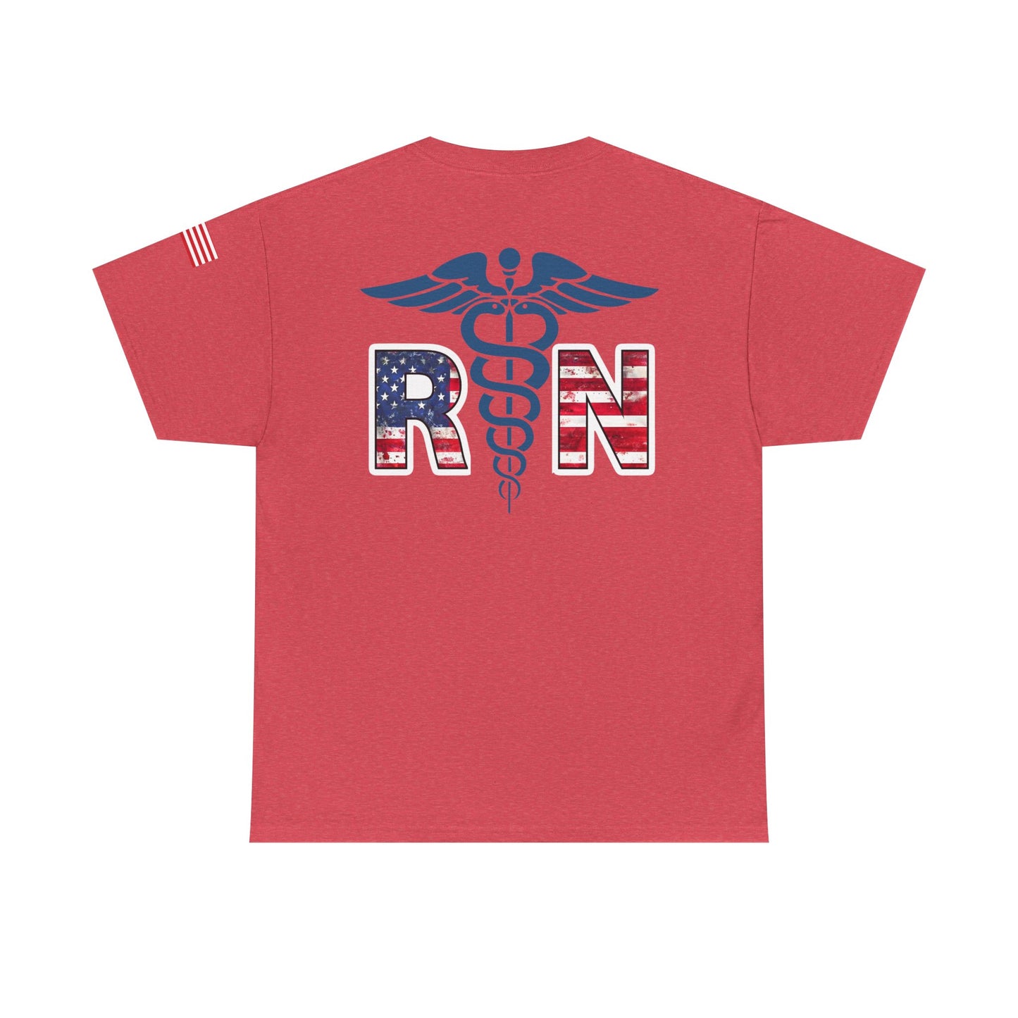 Patriotic nursing gift t shirt Unisex Heavy Cotton Tee