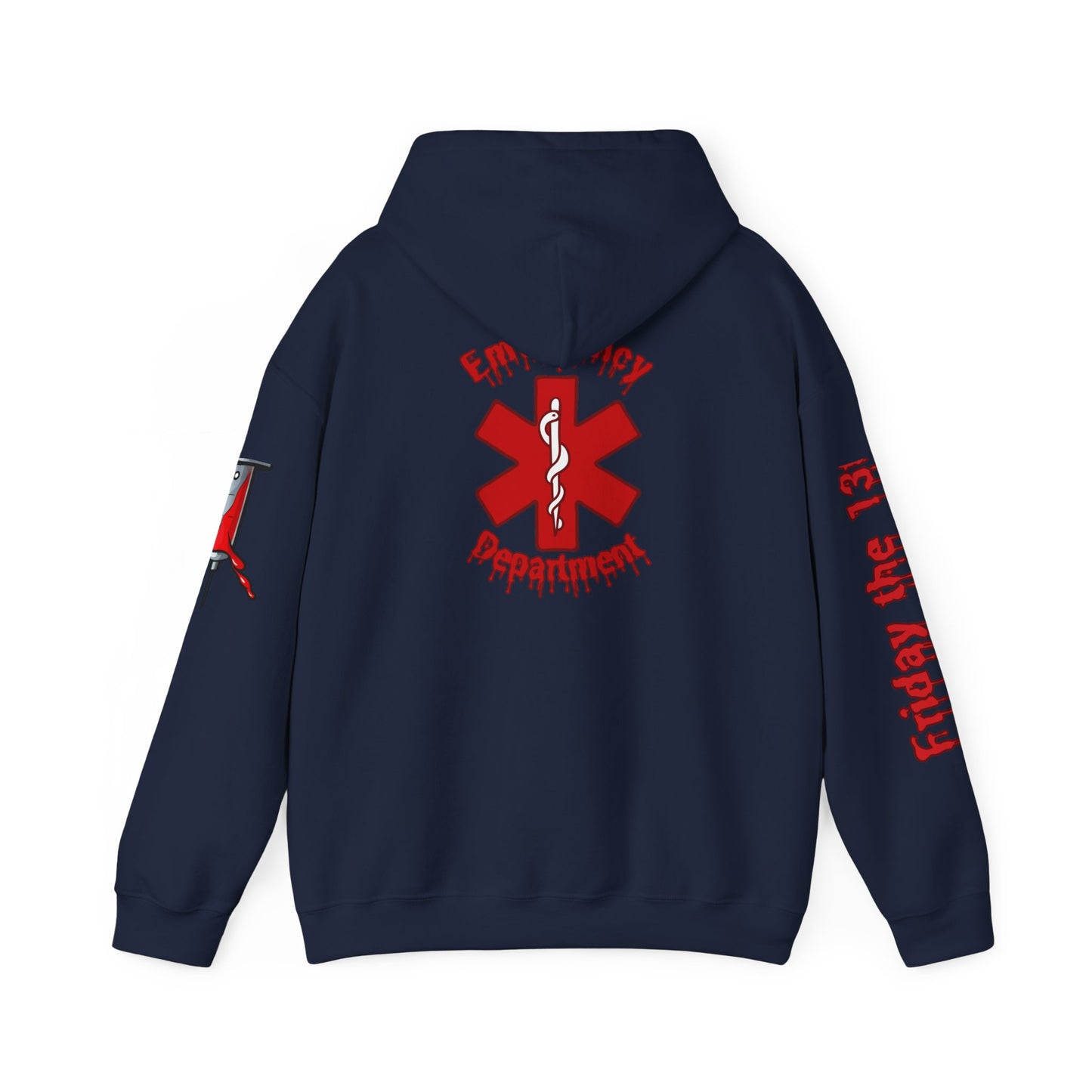 Emergency department RN gift Halloween hoodie Friday the 13th ER RN Hoodie Jason hockey mask