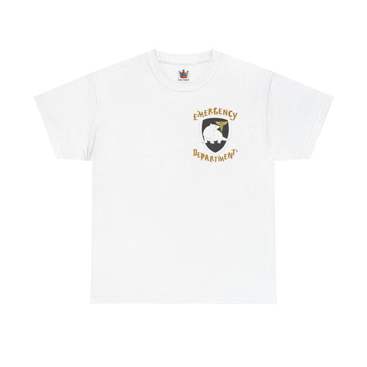 Huffle Healer – Emergency Department Crew Tee potter loving healthcare emergency department Unisex Heavy Cotton Tee