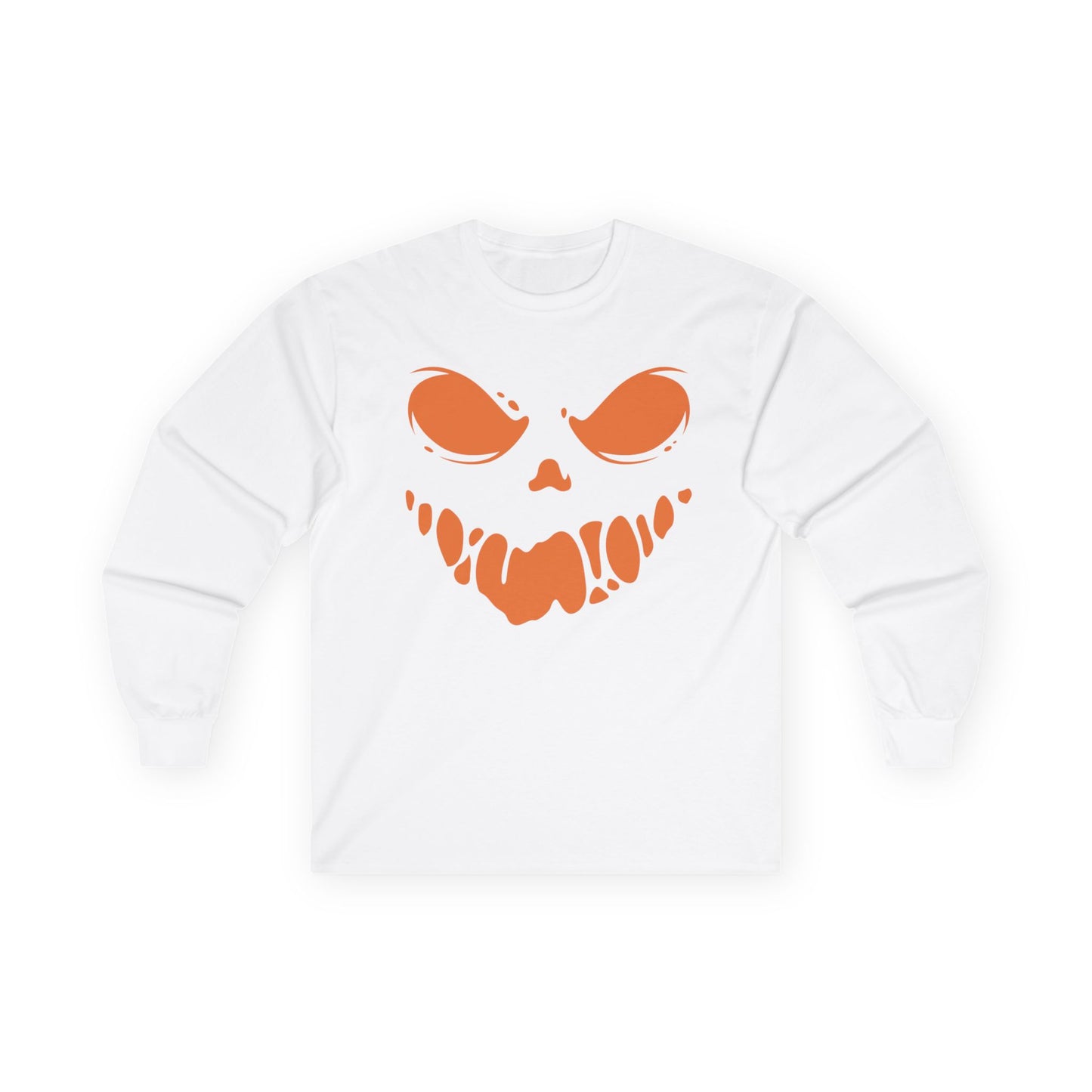 Spooky Jack O Lantern Emergency Department Halloween Unisex Ultra Cotton Long Sleeve Tee