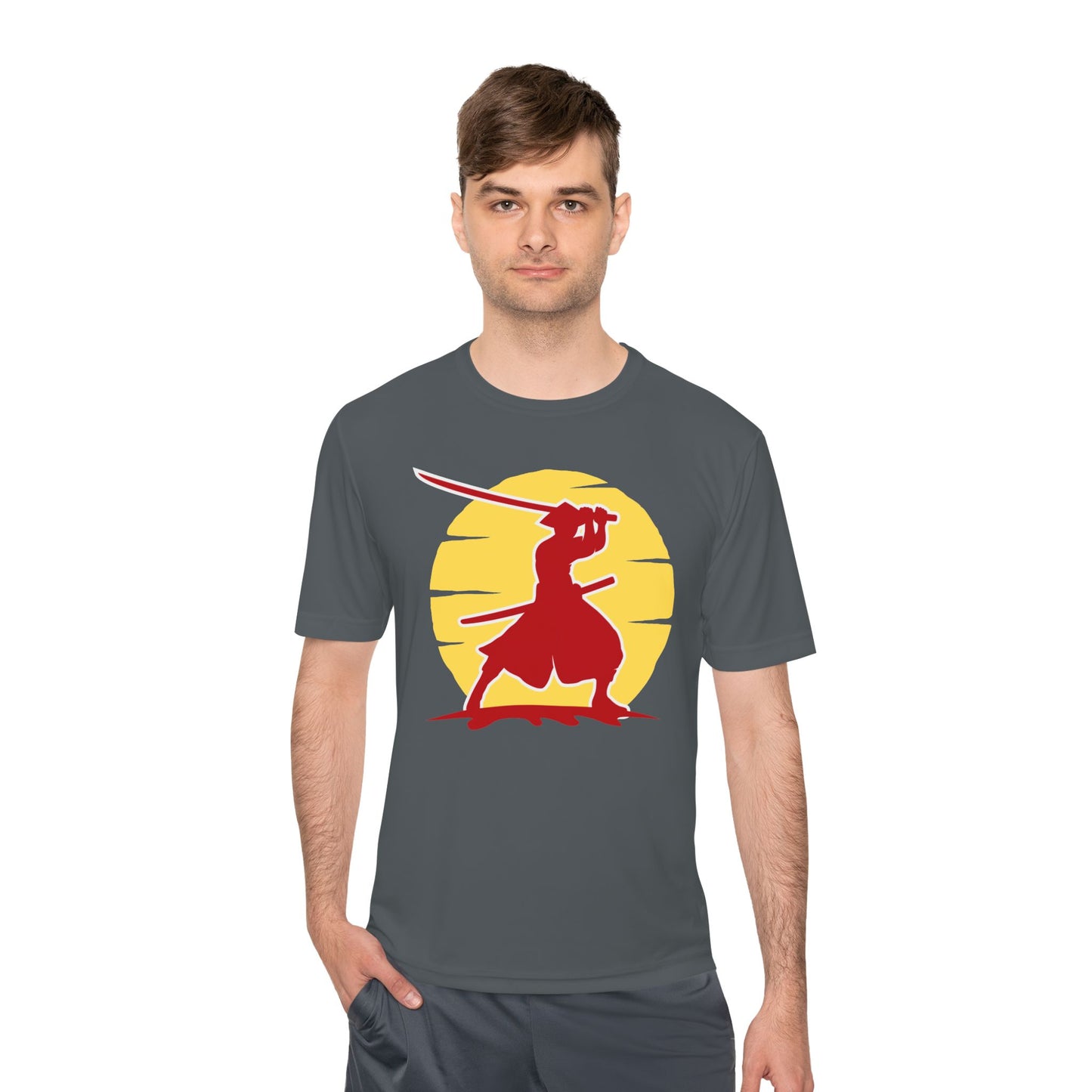 Gym gear samurai slice thank you Unisex Moisture Wicking Tee