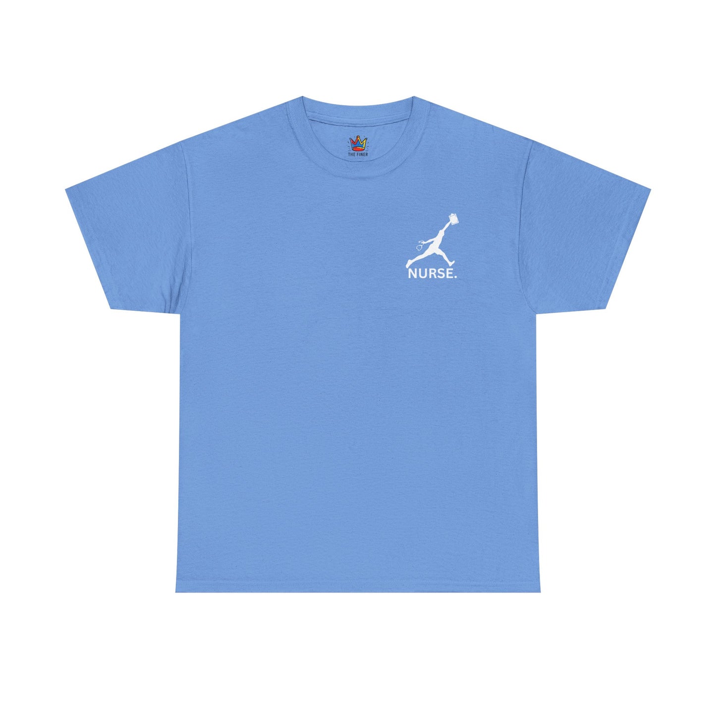 Jumpman Nurse T-Shirt Bold Multicolor Athletic Nurse Shirt, Unisex Heavy Cotton Tee, Nursing Graduation Gift, RN Nursing Staff Shirt