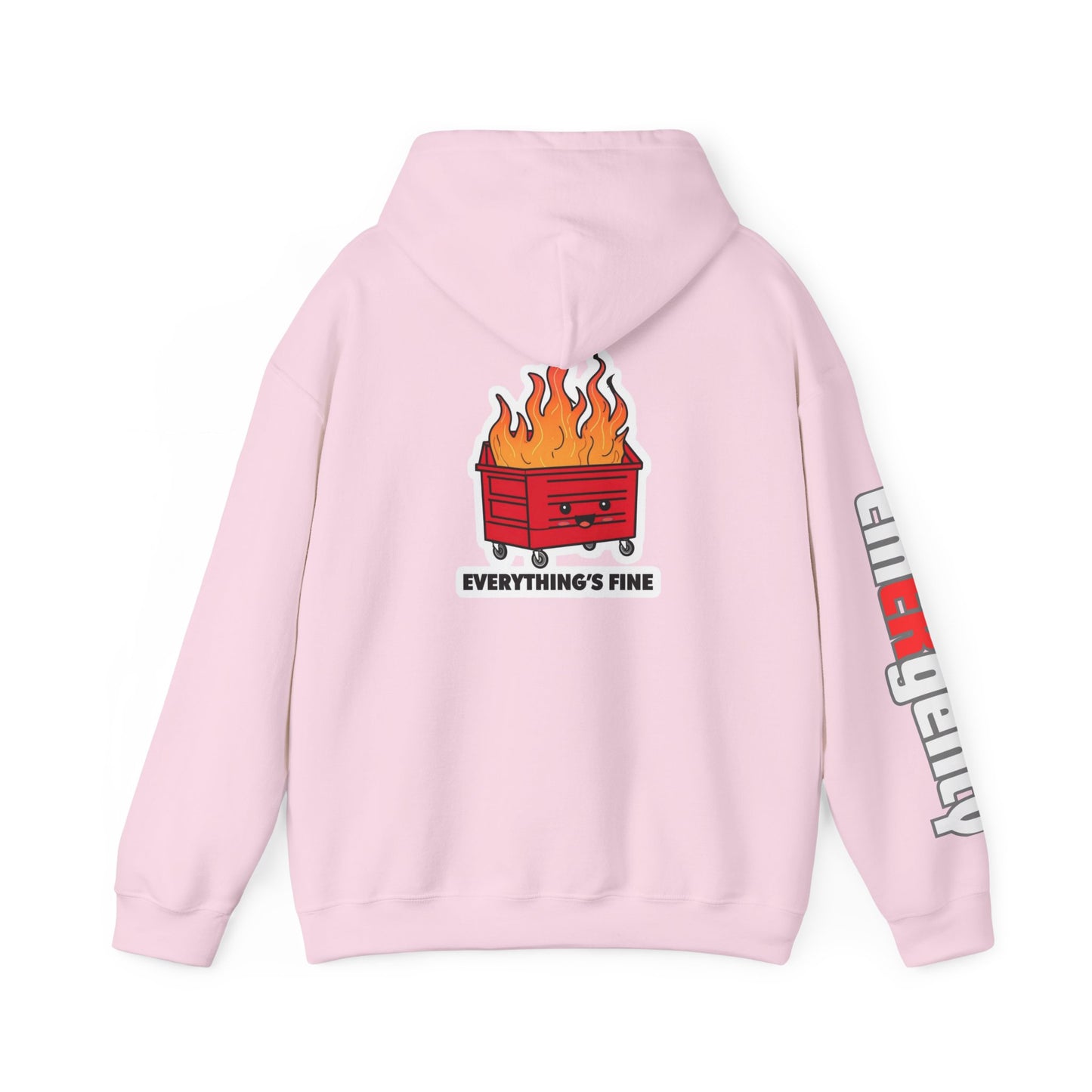 Emergency Department hoodie dumpster fire humor