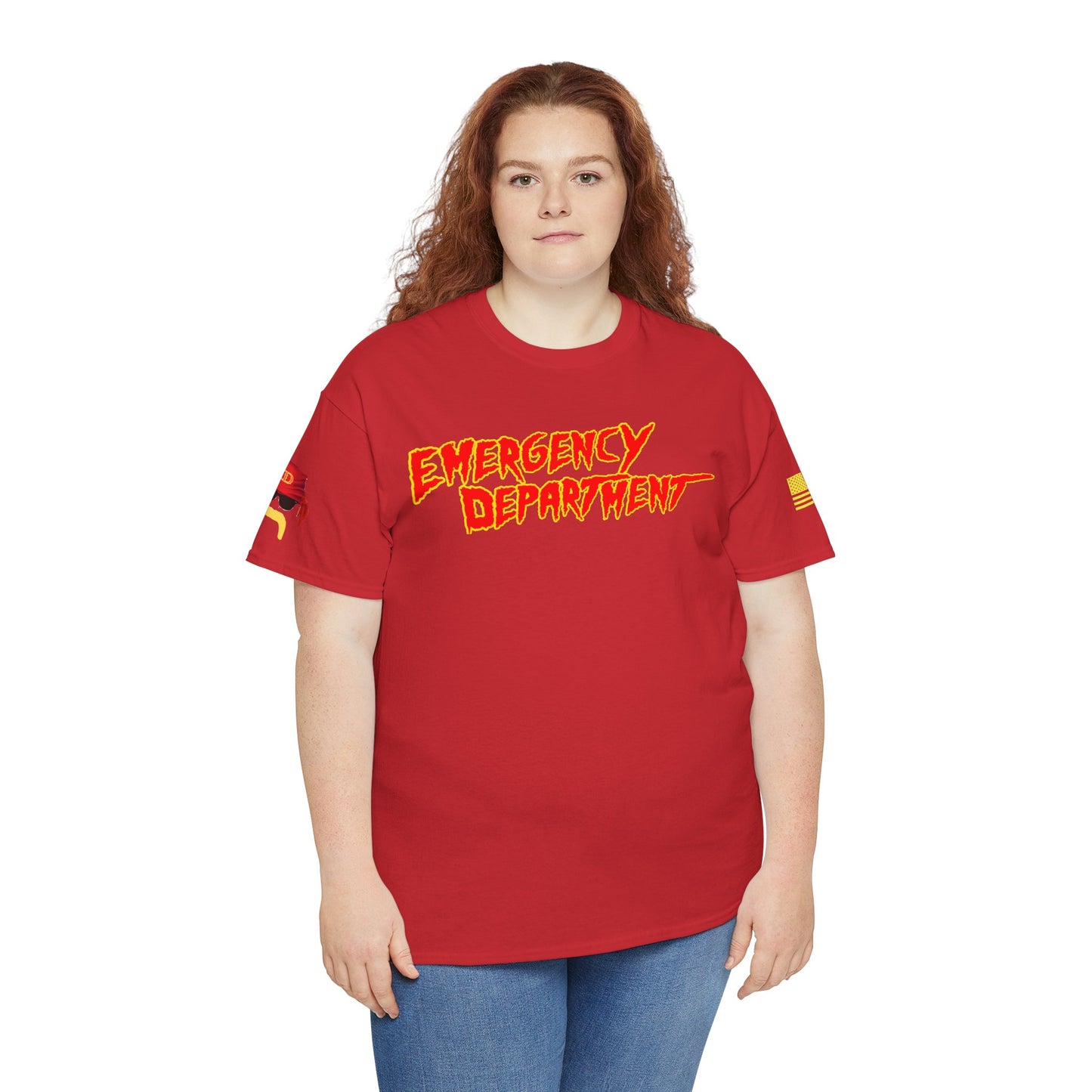 ER Mania Runnin Wild wrestling legend homage Unisex Heavy Cotton Tee