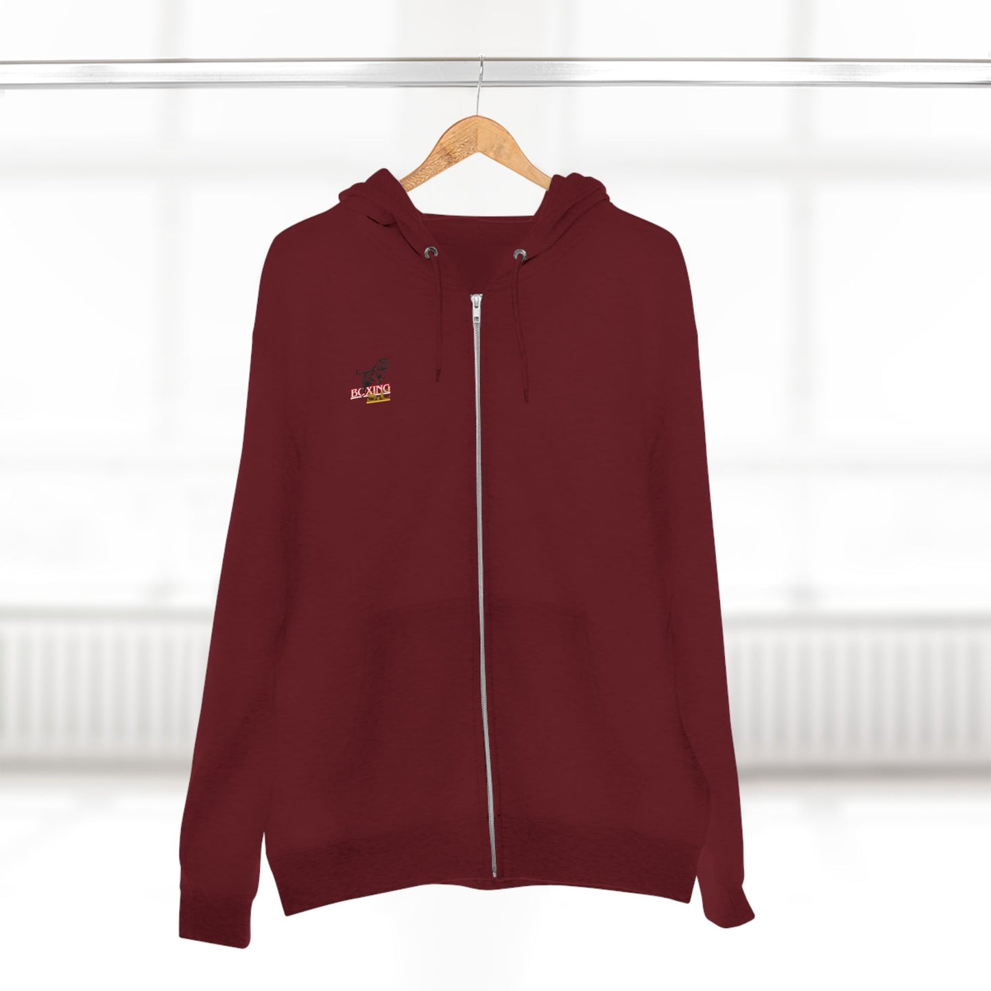Zipper hoodie, (STONE CRADLE) boxing