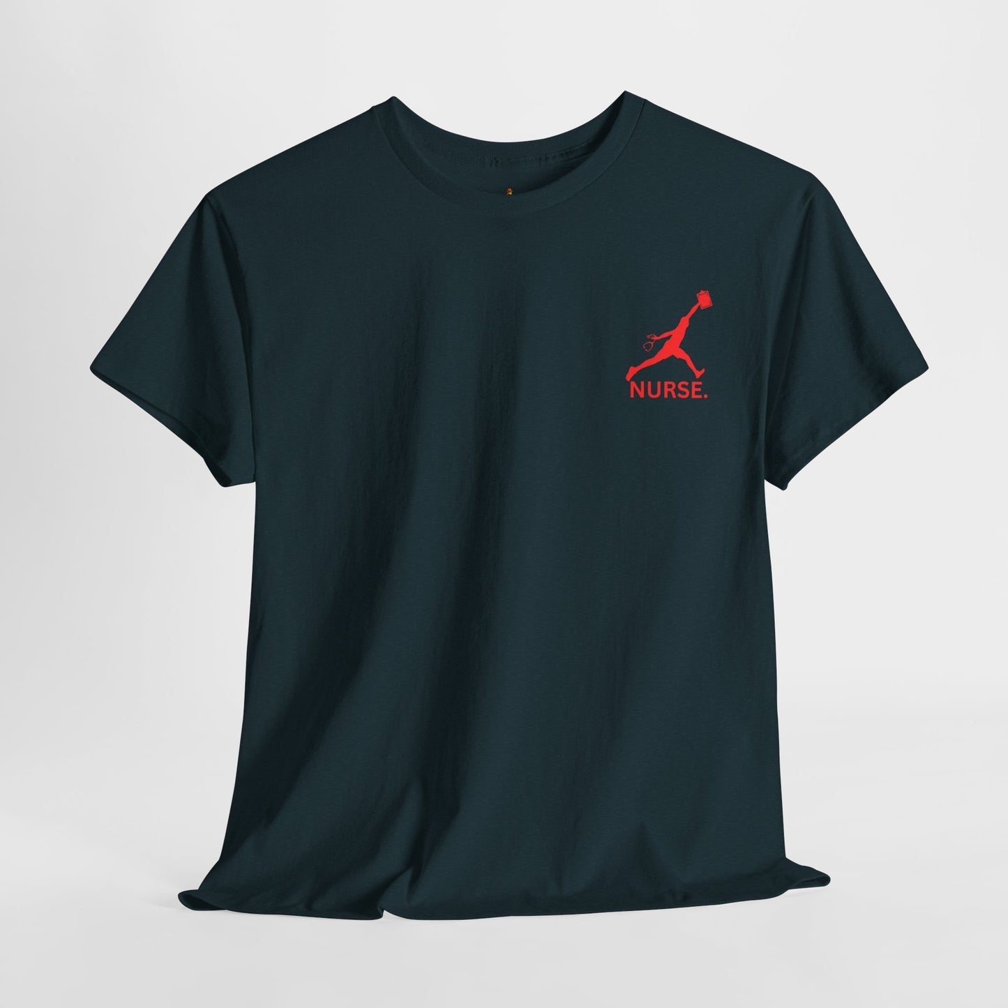 Nursing jumpman t shirt gift nurses week sporty nurse gift Unisex Heavy Cotton Tee