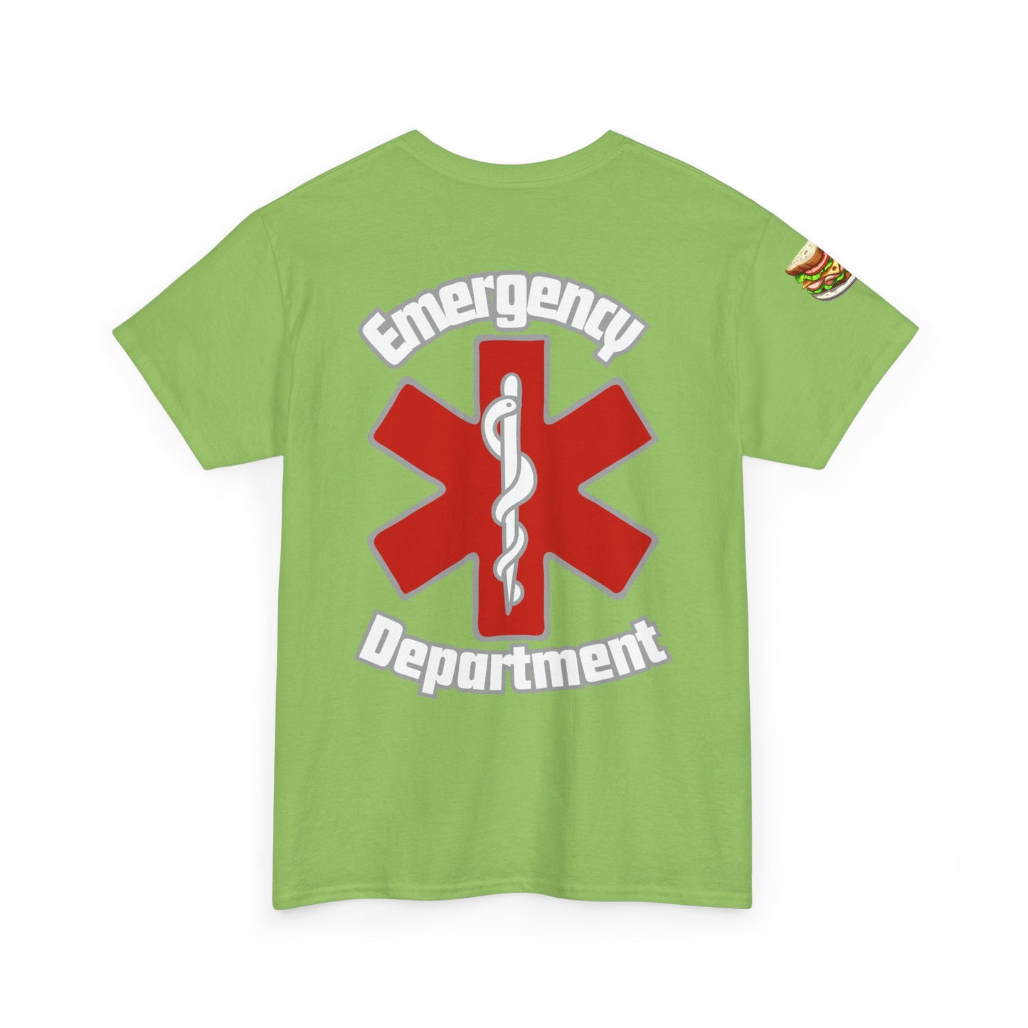 ER humor tee: Hi! Ask me about our turkey sandwiches
