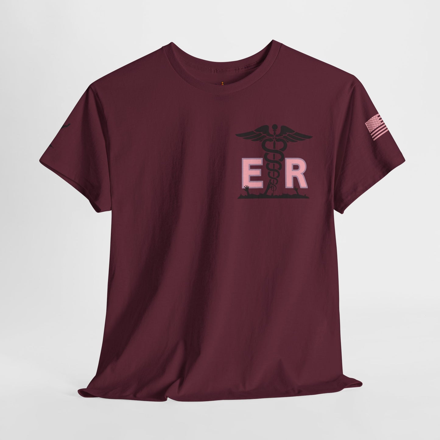 ER Halloween strawberry moon Night of the Living Dead t shirt Unisex Heavy Cotton Tee