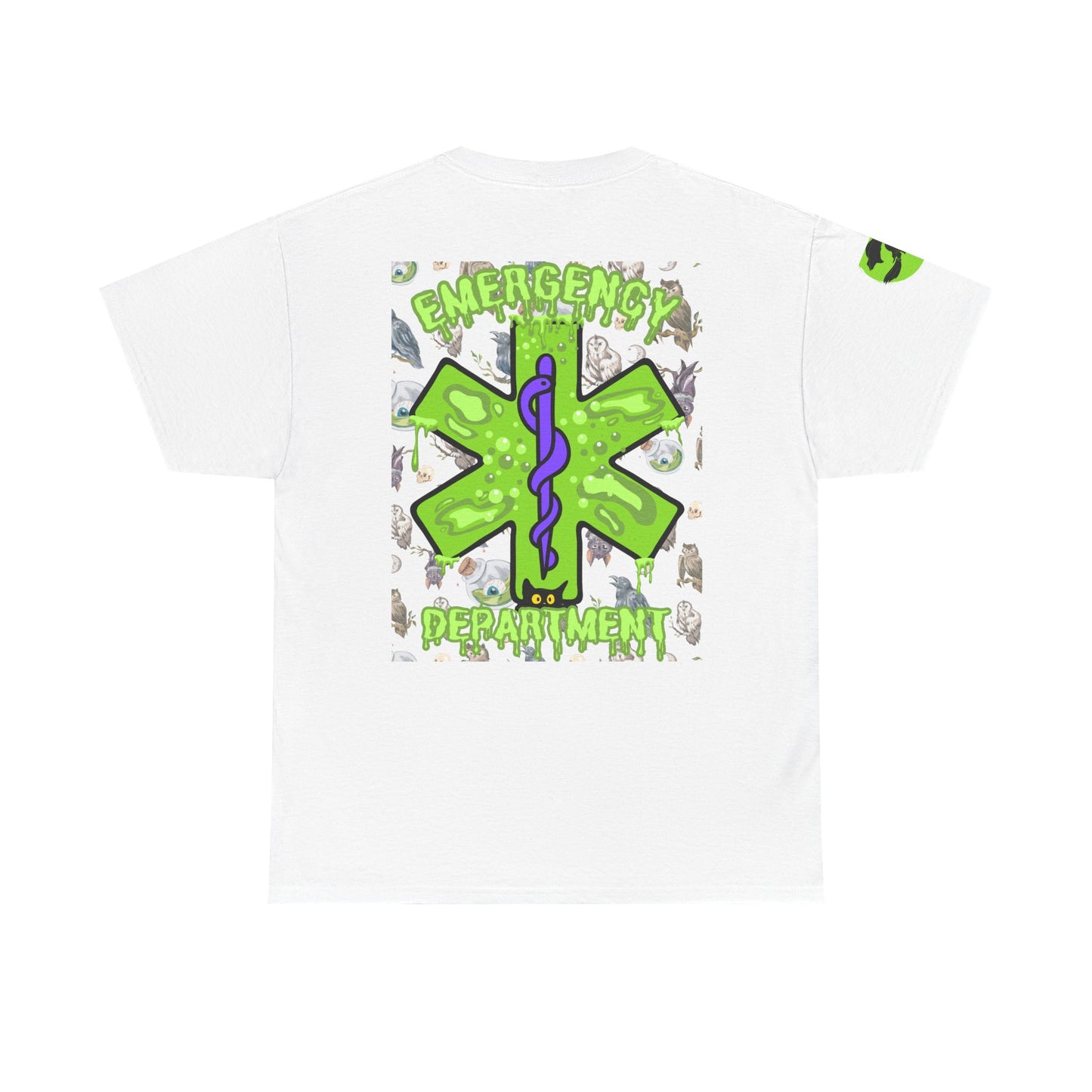 Witches Boiling Cauldron Halloween themed emergency department Unisex Heavy Cotton Tee