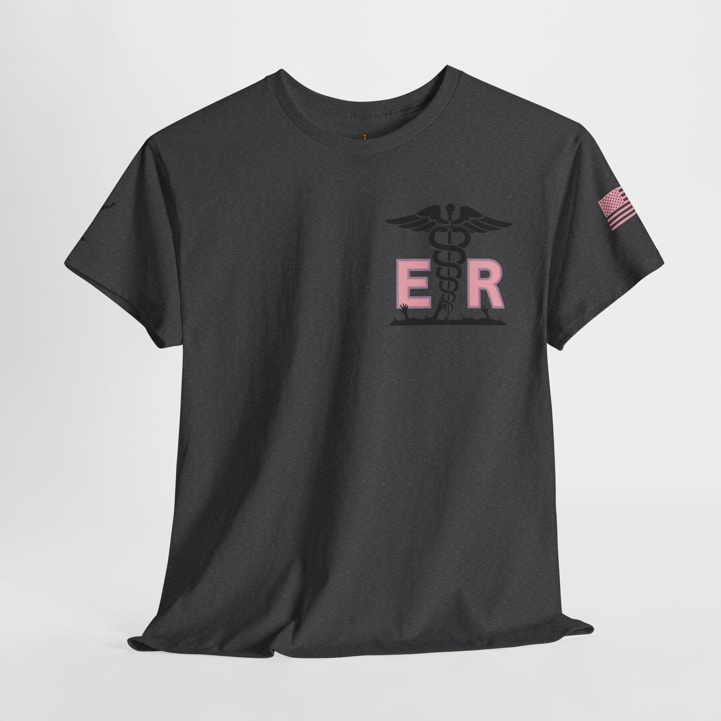 ER Halloween strawberry moon Night of the Living Dead t shirt Unisex Heavy Cotton Tee