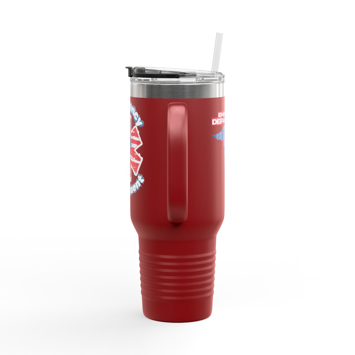 Patriotic Emergency Department Star of Life Insulated Travel Mug, 40oz gift