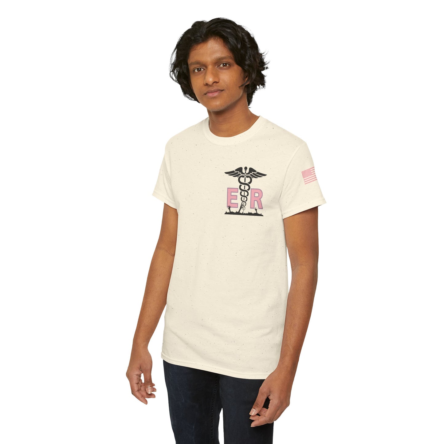 ER Halloween strawberry moon Night of the Living Dead t shirt Unisex Heavy Cotton Tee