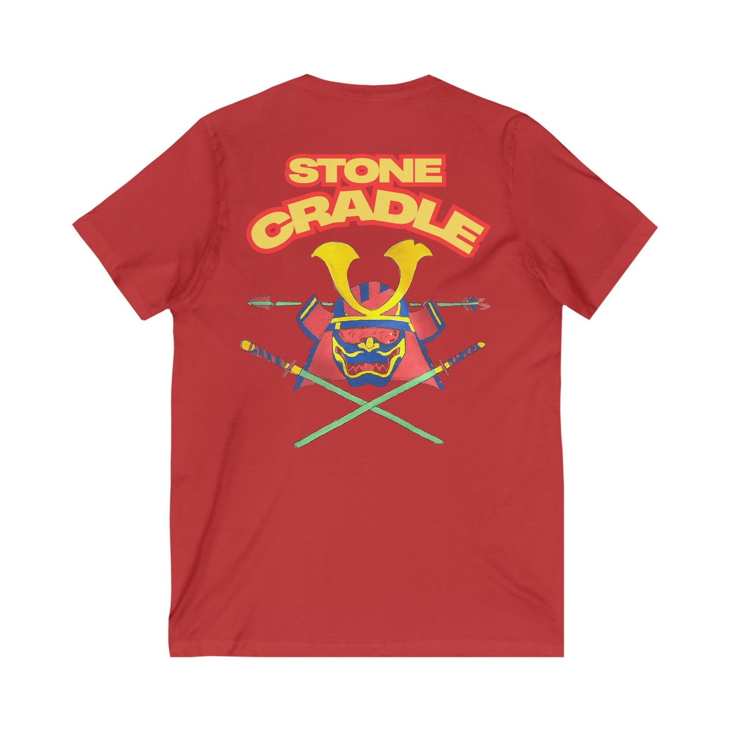 Unisex Jersey Short Sleeve V-Neck Tee