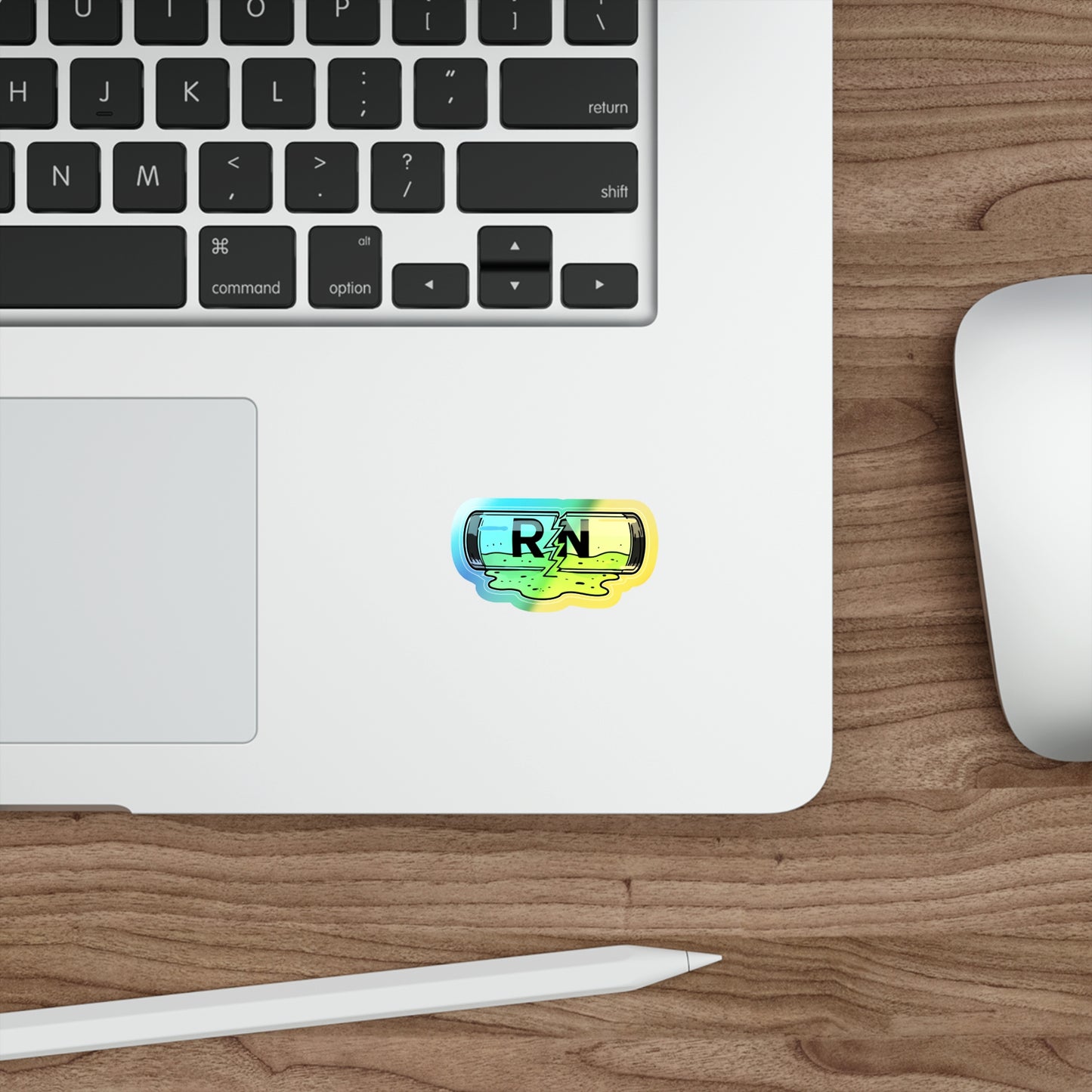 Holographic Die-cut RN Ooze Sticker