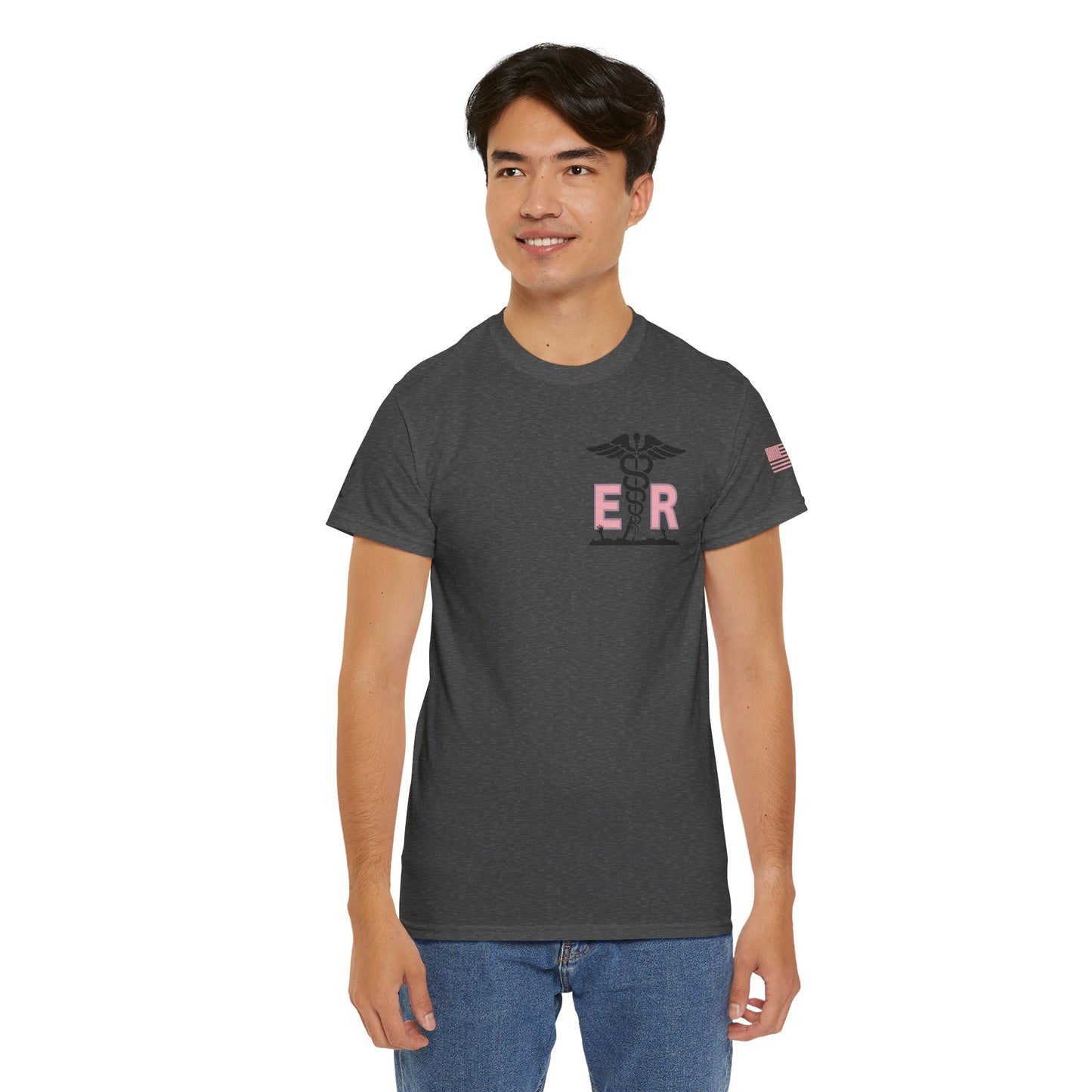 ER Halloween strawberry moon Night of the Living Dead t shirt Unisex Heavy Cotton Tee