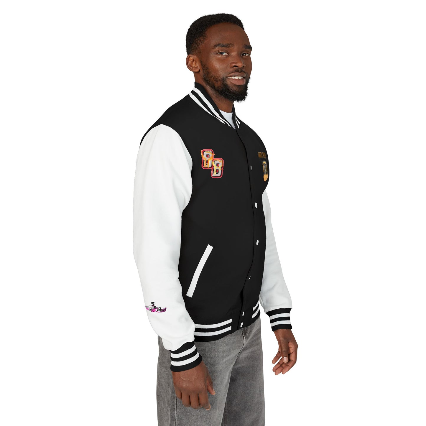Unisex Heavyweight Letterman Jacket (Stone Cradle)