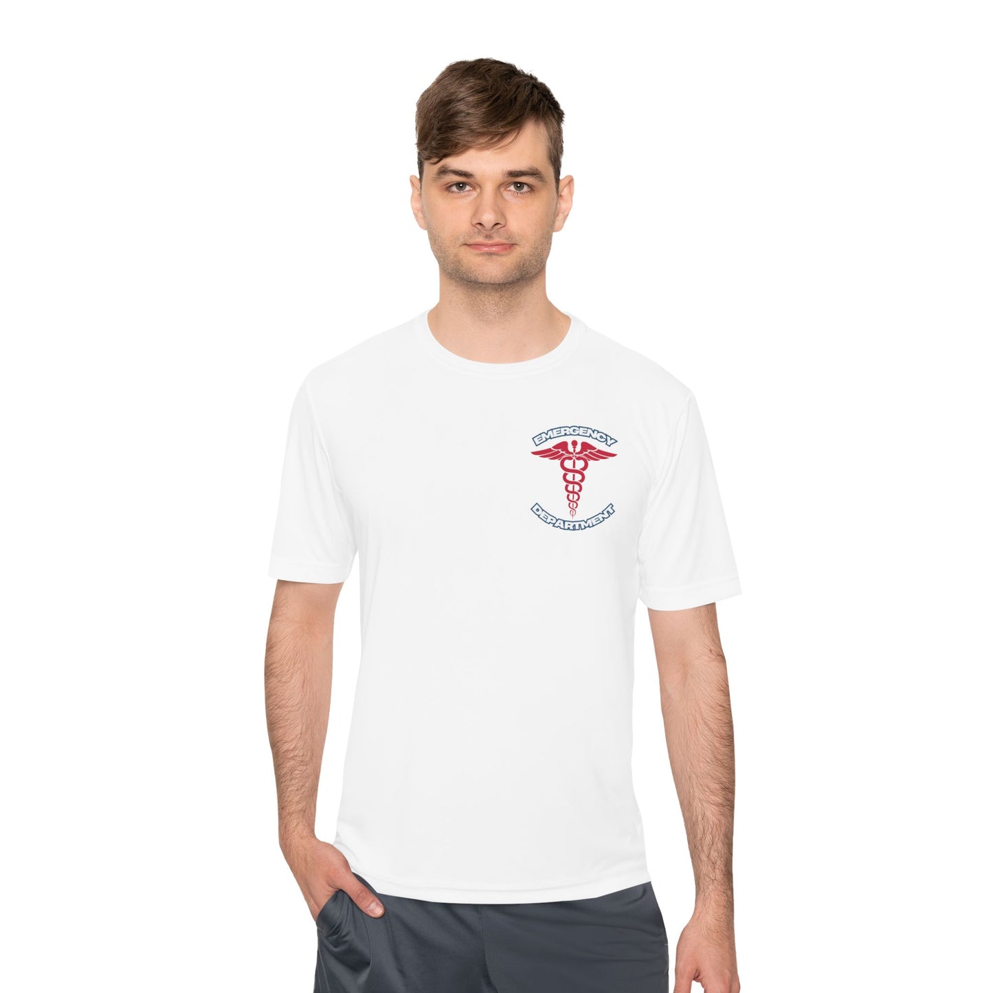 Patriotic Emergency Department Unisex Moisture Wicking Tee