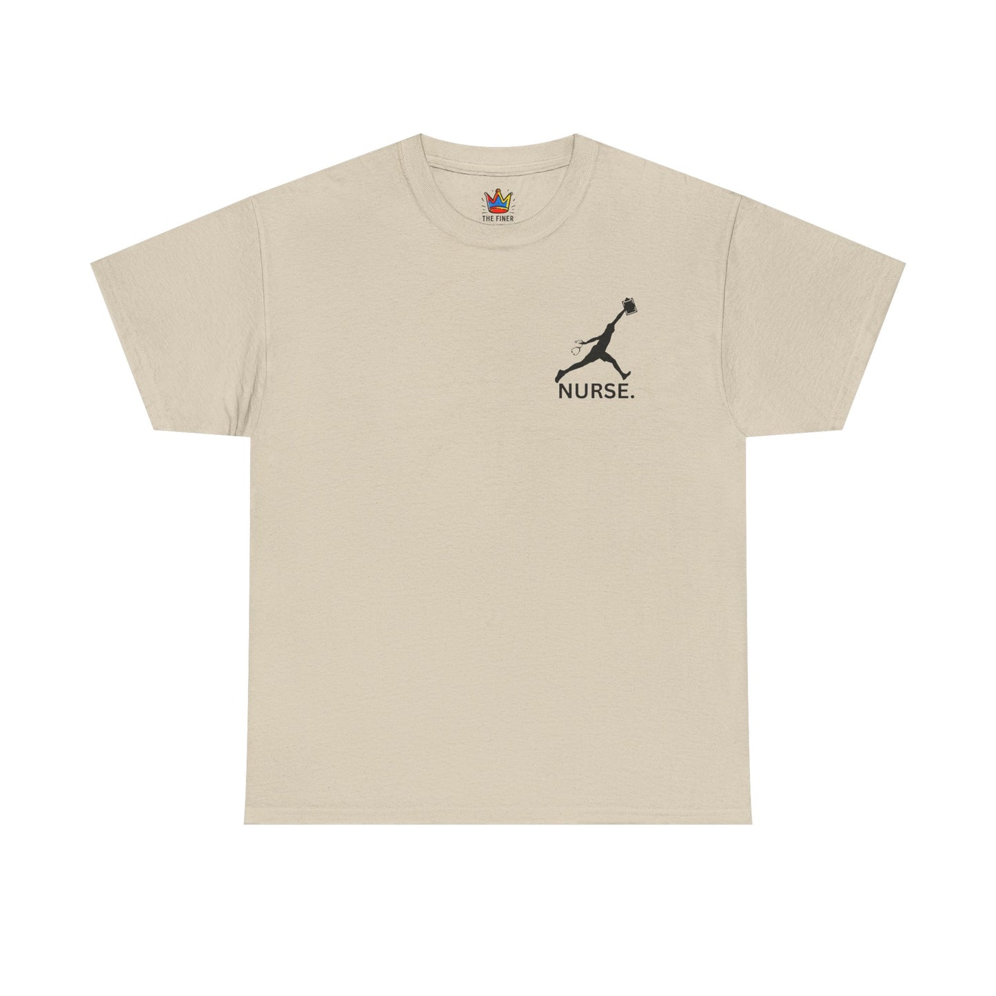 Jumpman Nurse T Shirt Bold Multicolor Athletic Nurse Shirt, Unisex Heavy Cotton Tee, Nursing Graduation Gift, RN Medical Staff Shirt