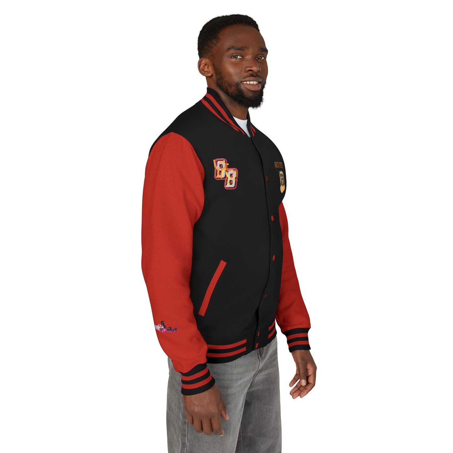 Unisex Heavyweight Letterman Jacket (Stone Cradle)