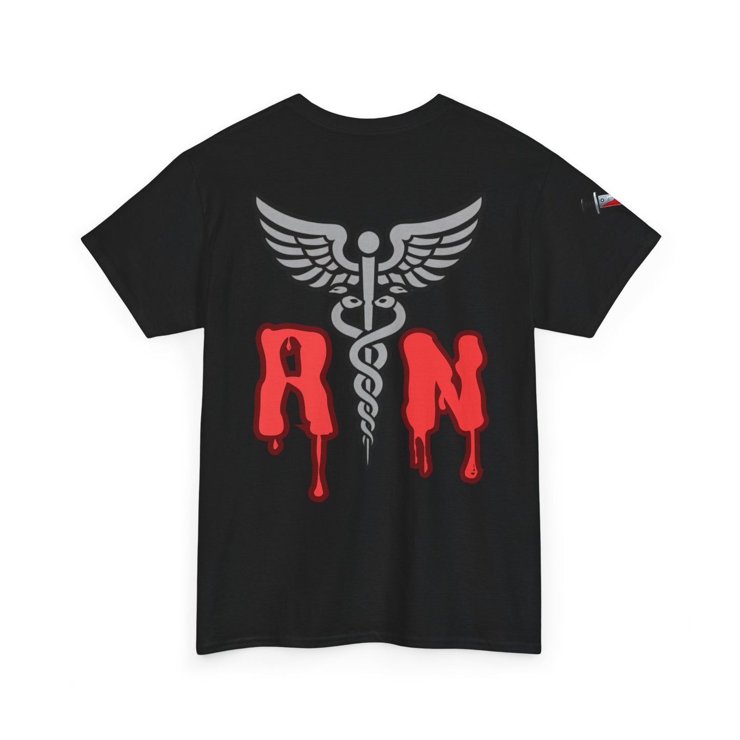 Nursing Halloween t shirt gift Friday the 13th RN T-shirt Jacob hockey mask with spooky RN emblem
