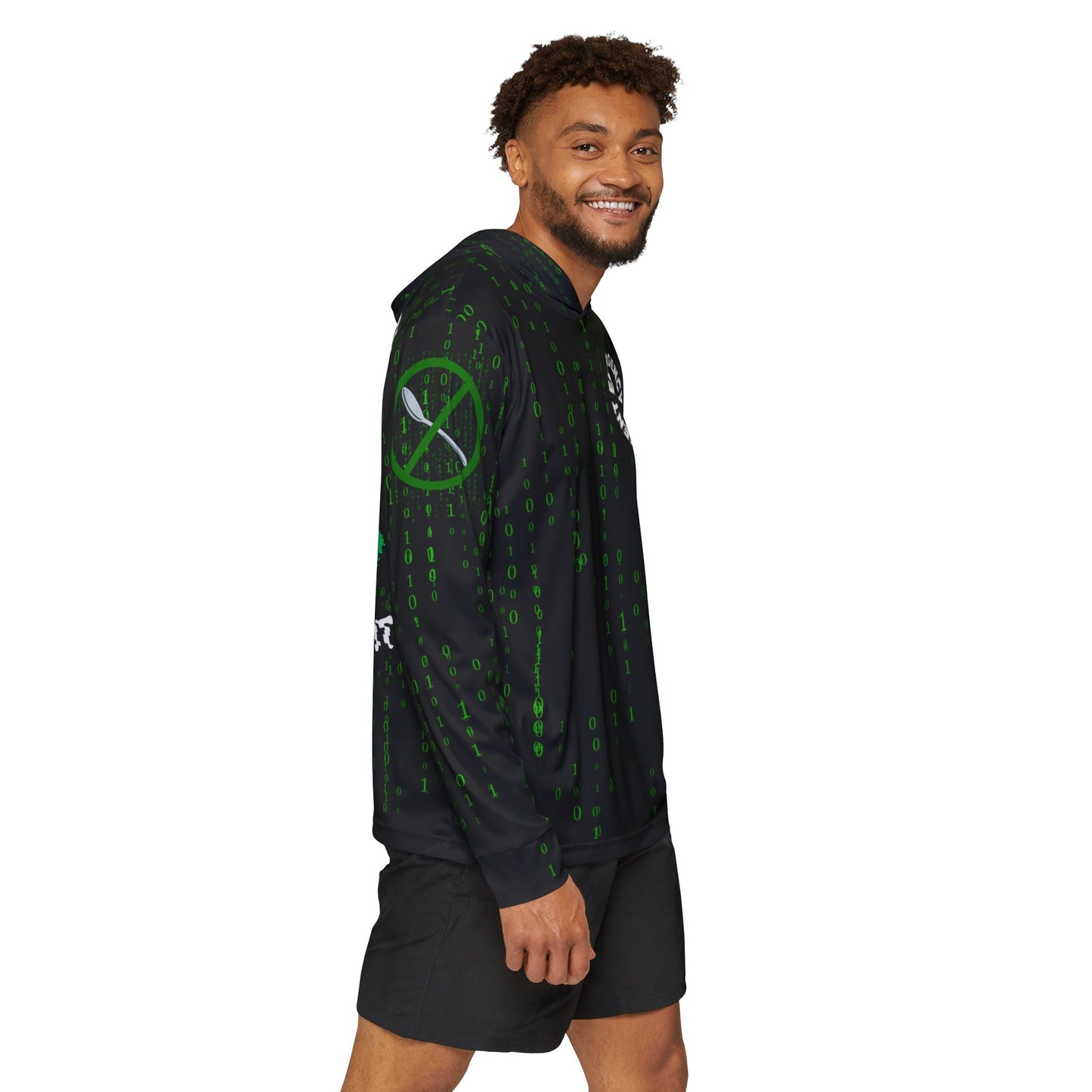 Escape the Matrix Code Emergency Department Sports Warmup Hoodie (AOP)