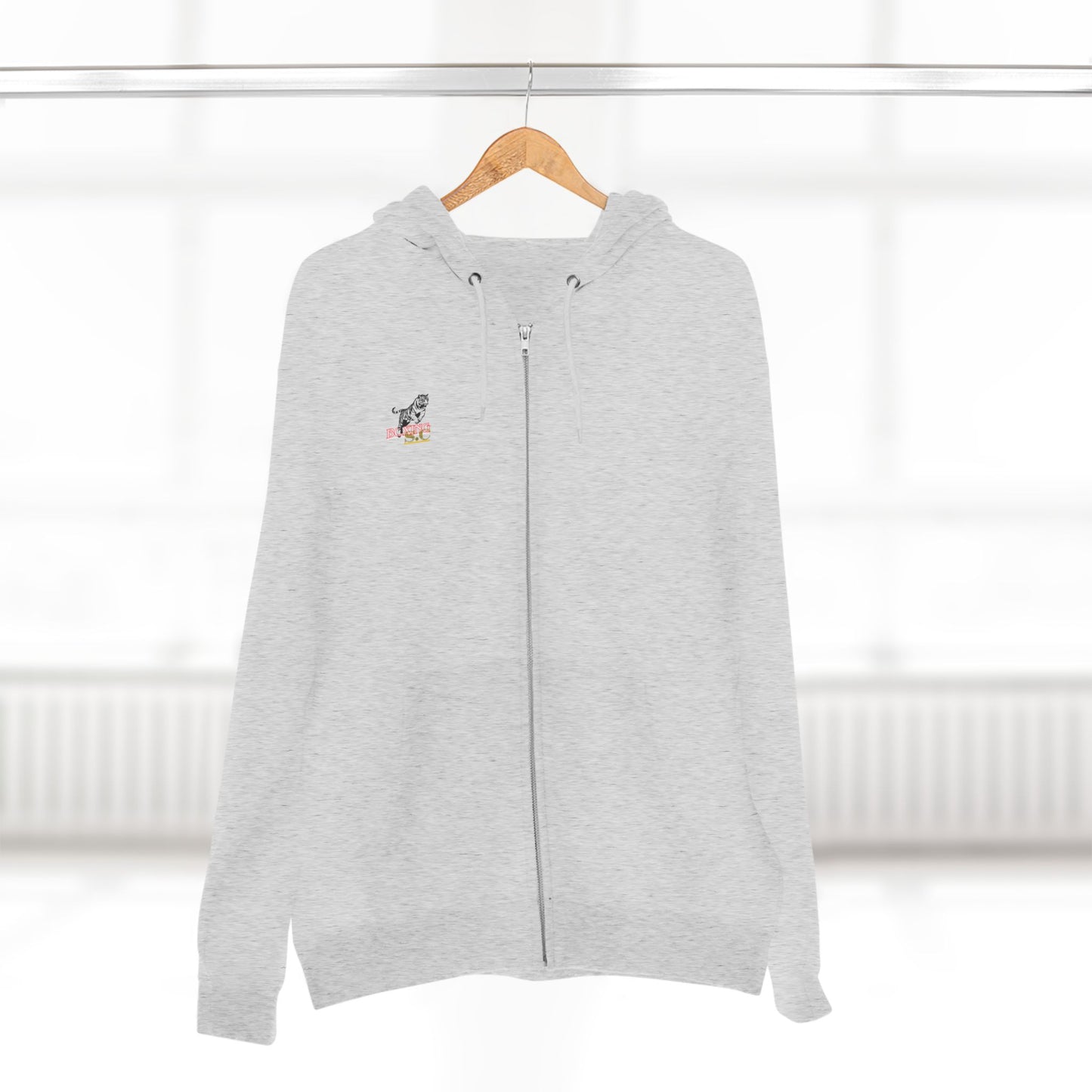 Zipper hoodie, (STONE CRADLE) boxing