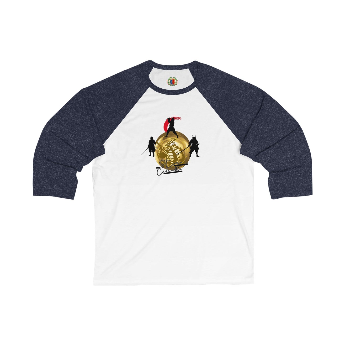 Unisex 3\4 Sleeve Baseball Tee. STONE Cradle