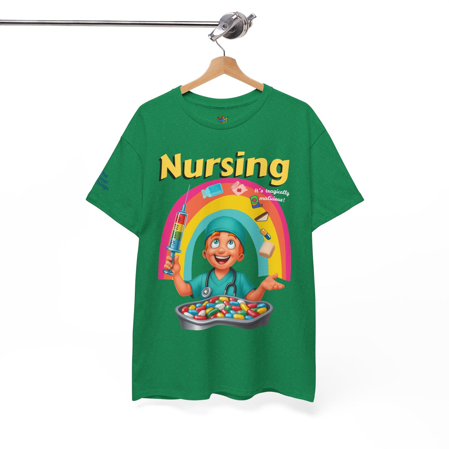 Nursing, it’s tragically malicious breakfast cereal tee Unisex Heavy Cotton Tee