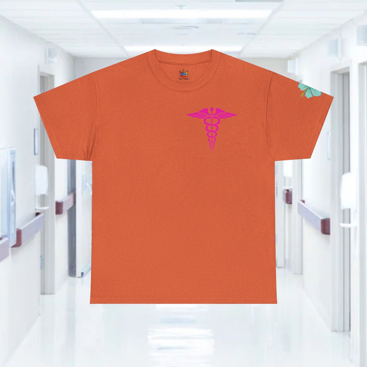 Copy of Summertime RN Hawaiian themed t shirt gift for nurses week floral RN shirt tropical themed RN healthcare worker gift t shirt