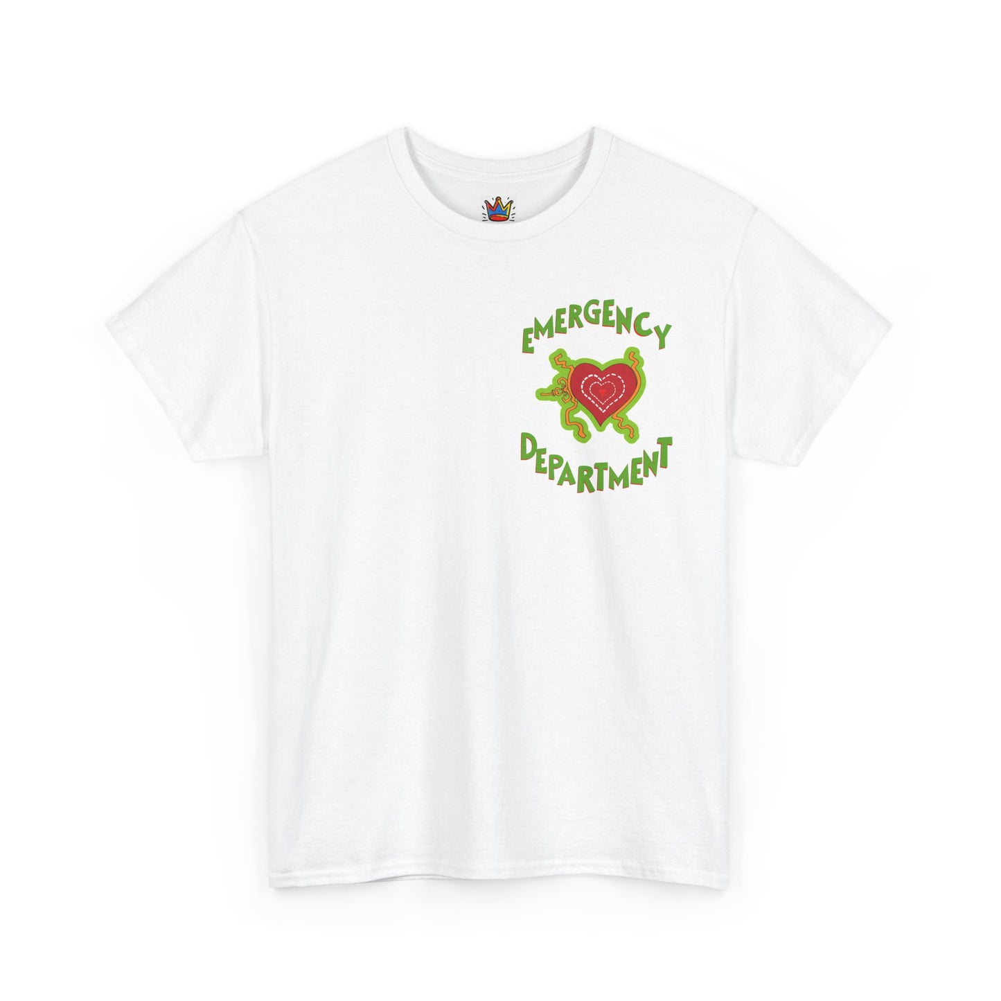 Grinch Holiday EMS Tee, Christmas Emergency Department Shirt, Unisex Heavy Cotton T-Shirt, Nurse Gift, Medical EMT Paramedic Apparel