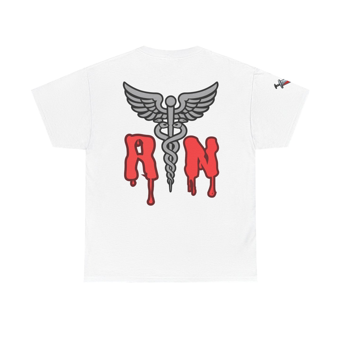 Nursing Halloween t shirt gift Friday the 13th RN T-shirt Jacob hockey mask with spooky RN emblem
