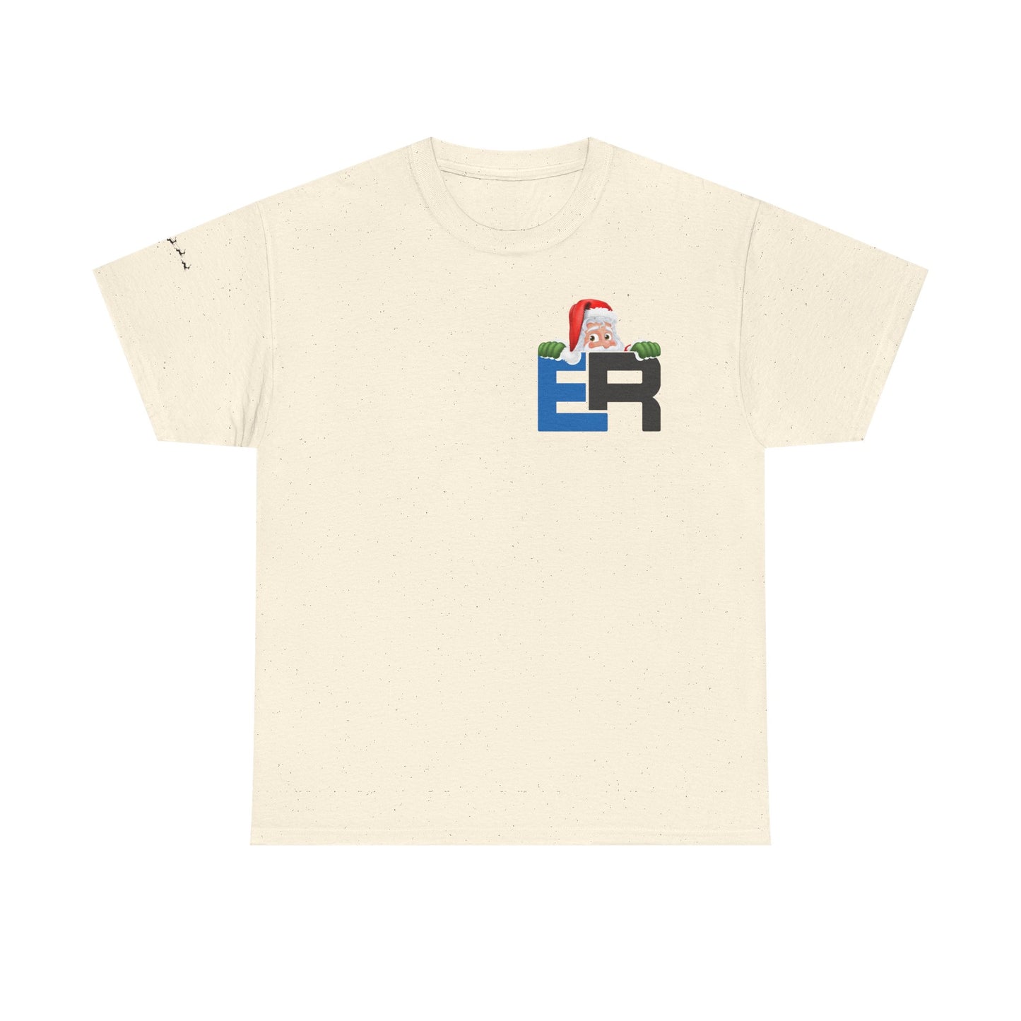 Emergency Room Christmas Unisex Tee - Santa Snowflakes Holiday Cheer Shirt, ER Nurse Doctor Gift, Xmas Medical Staff Apparel, Holiday Season