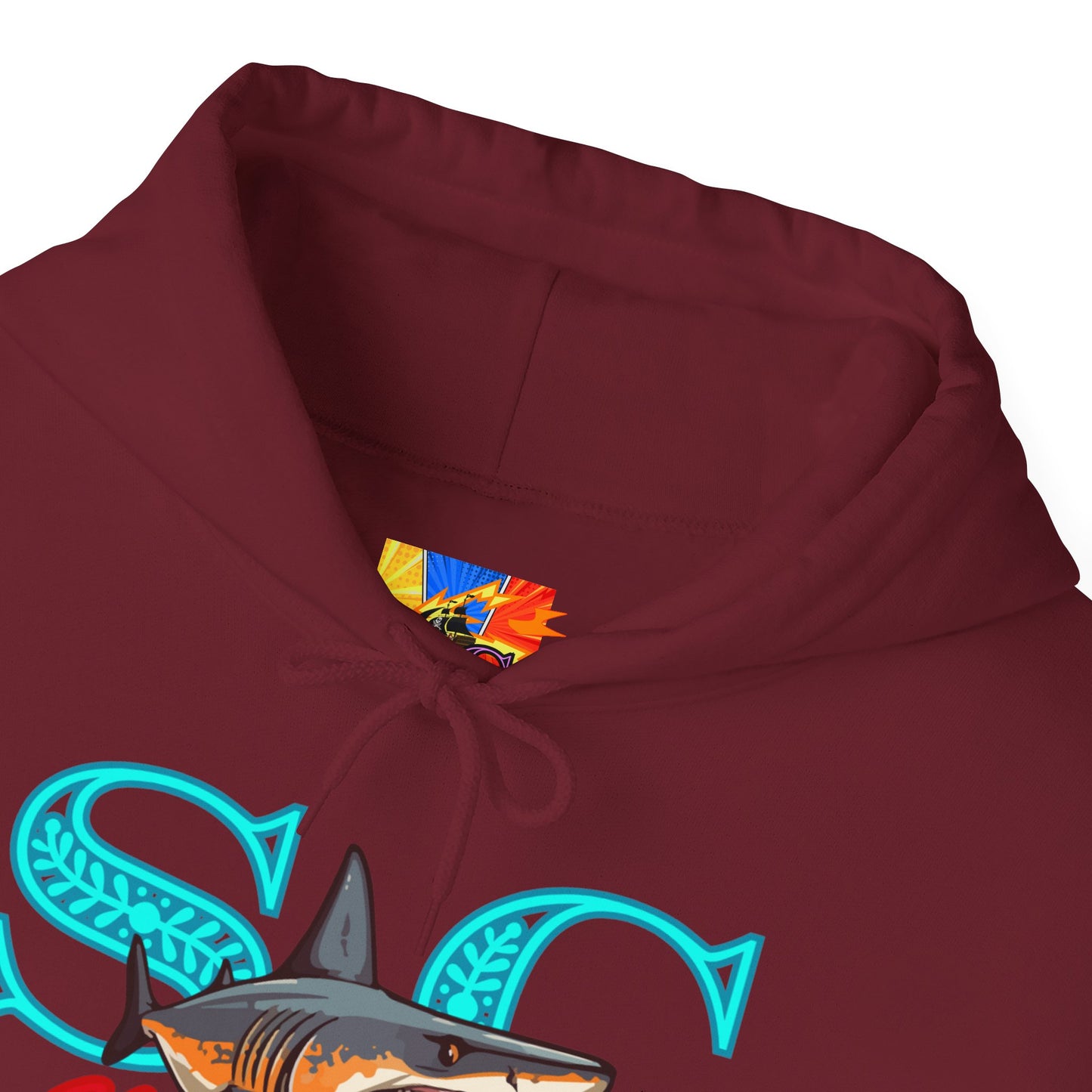 Hooded sweat shirt (stone cradle) stranded line